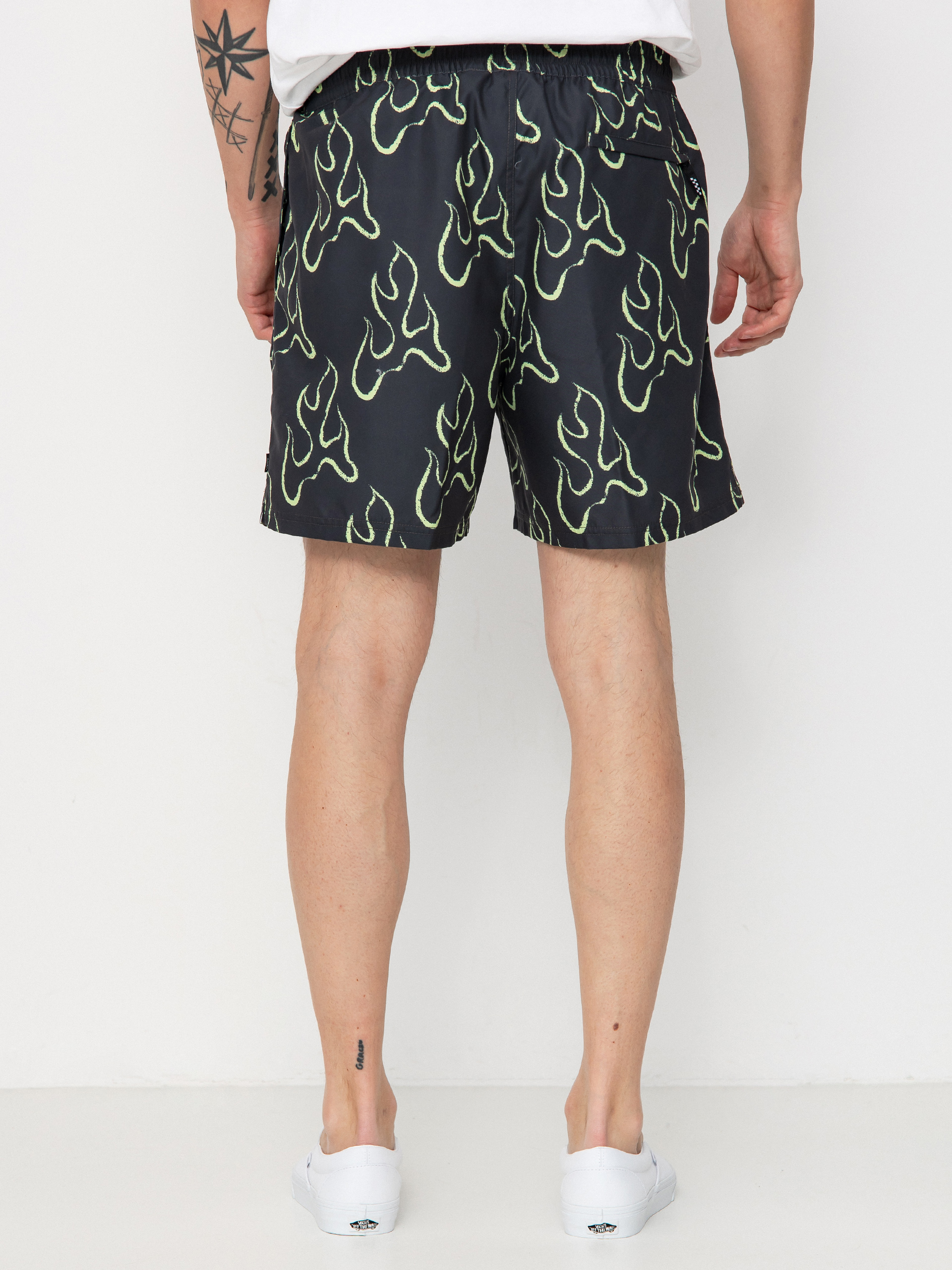 Vans Primary Print Elastic Boardshort (asphalt/shadow lime)