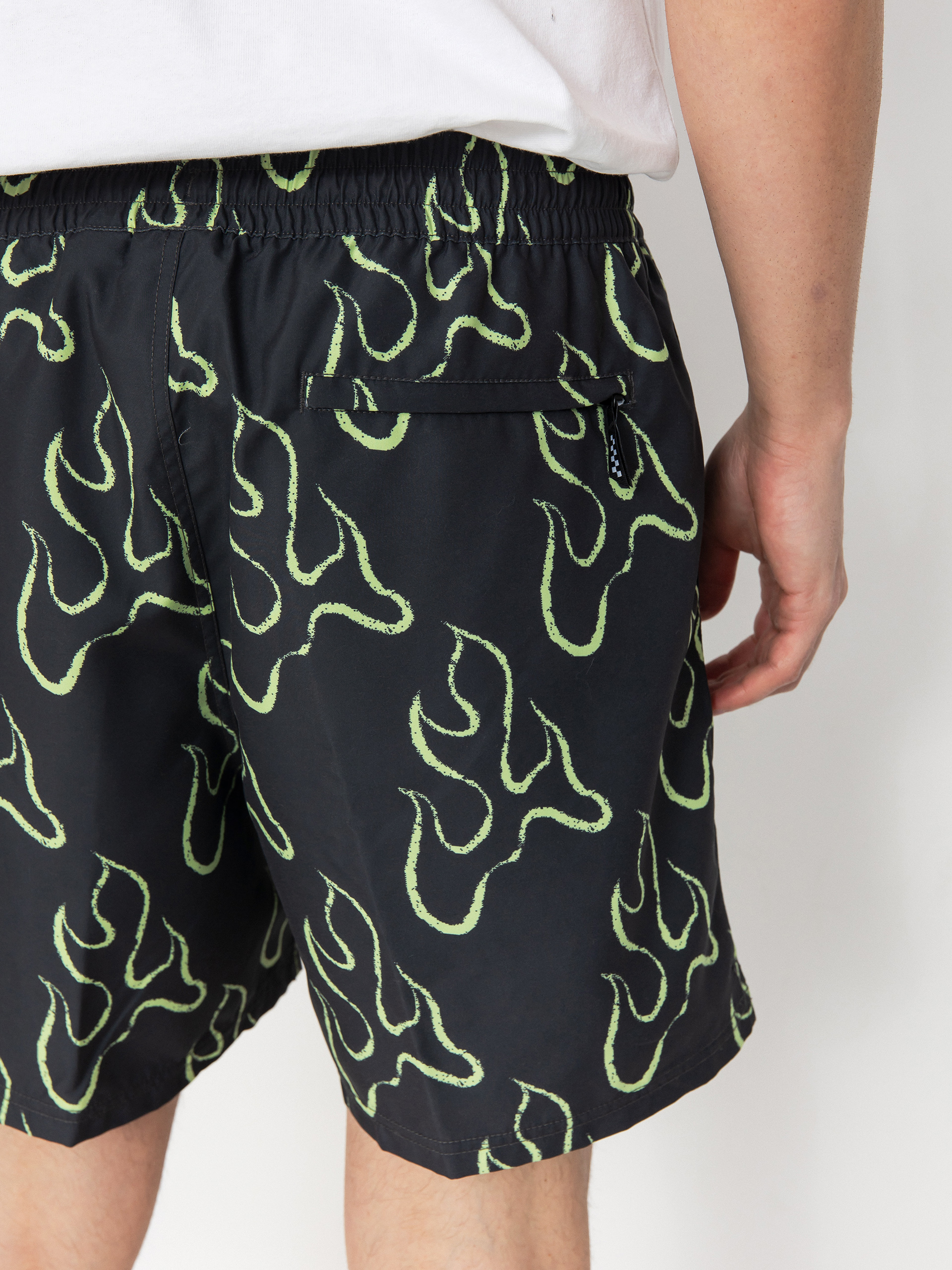 Vans Primary Print Elastic Boardshort (asphalt/shadow lime)