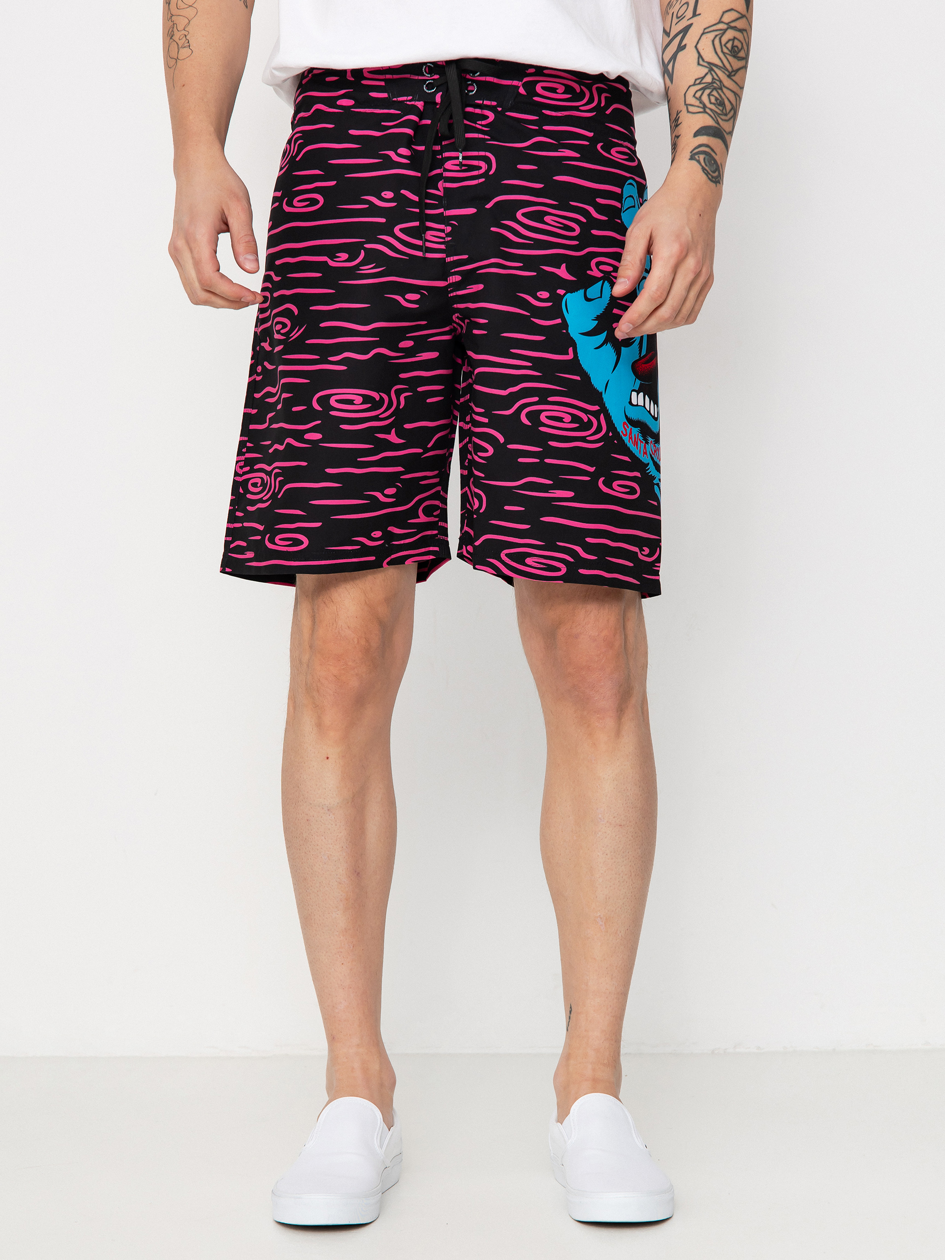 Santa Cruz Screaming Hand Boardshort (neon wood)