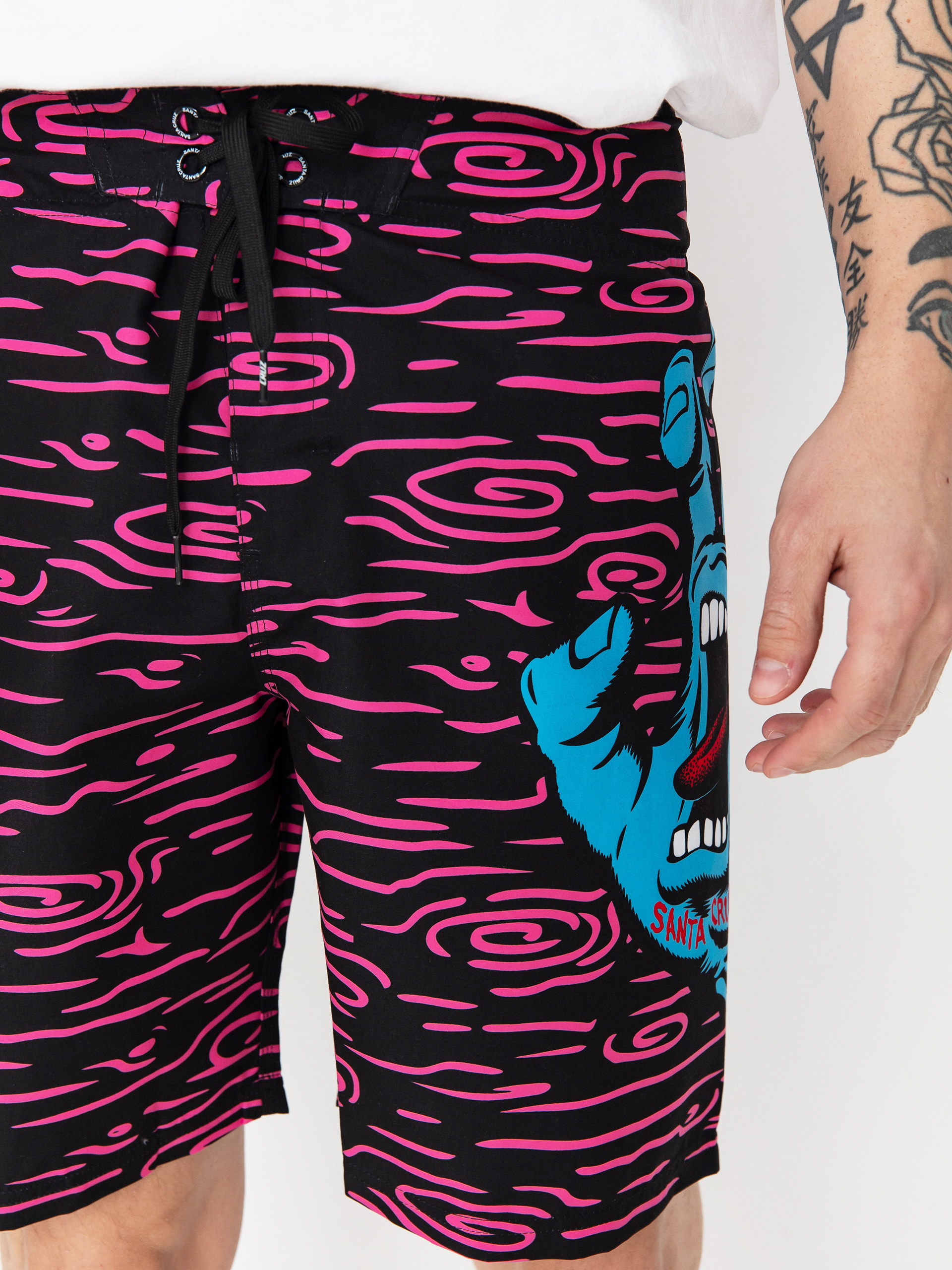 Santa Cruz Screaming Hand Boardshort (neon wood)