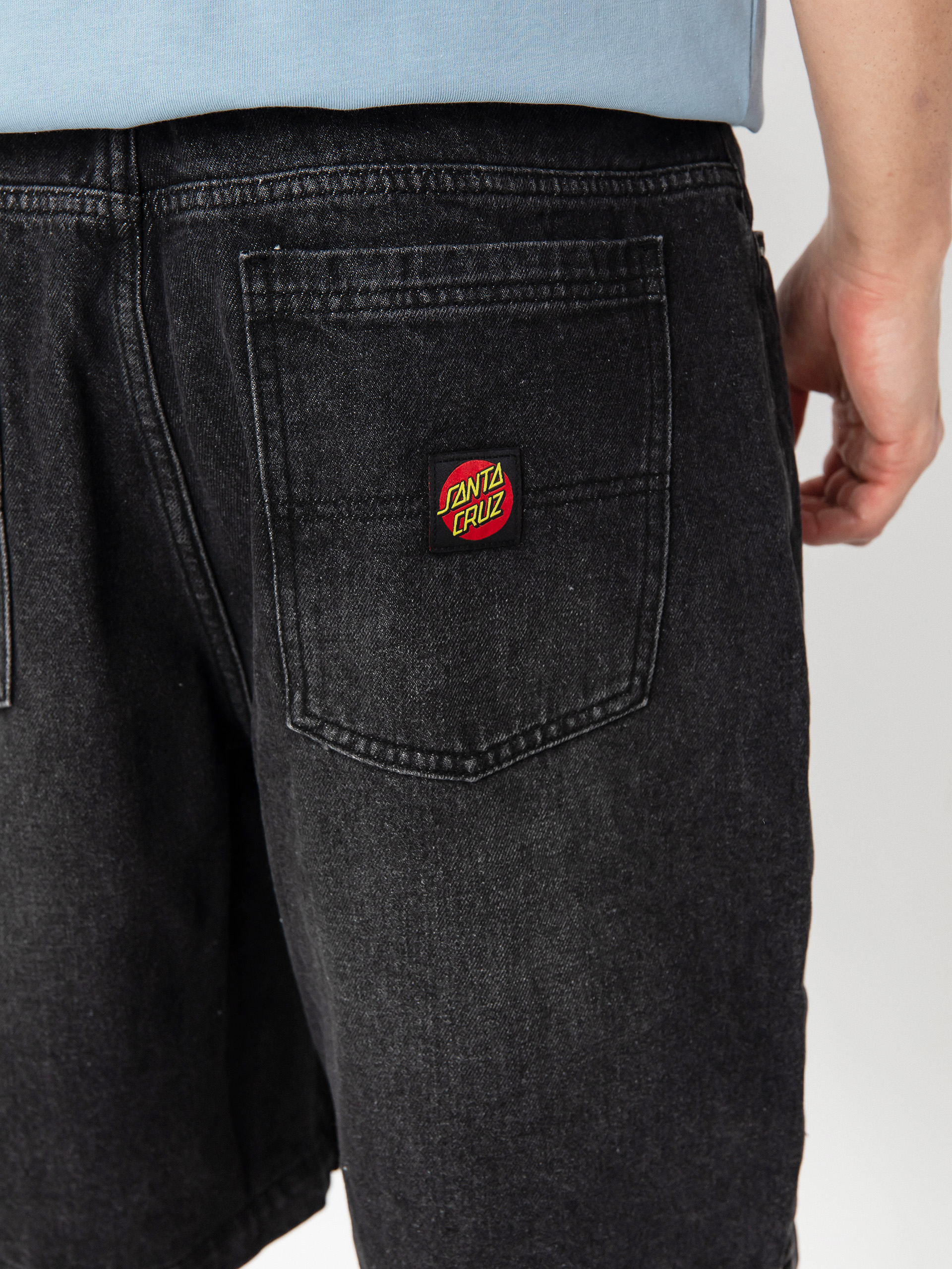 Santa Cruz Big Rövidnadrág (washed black)