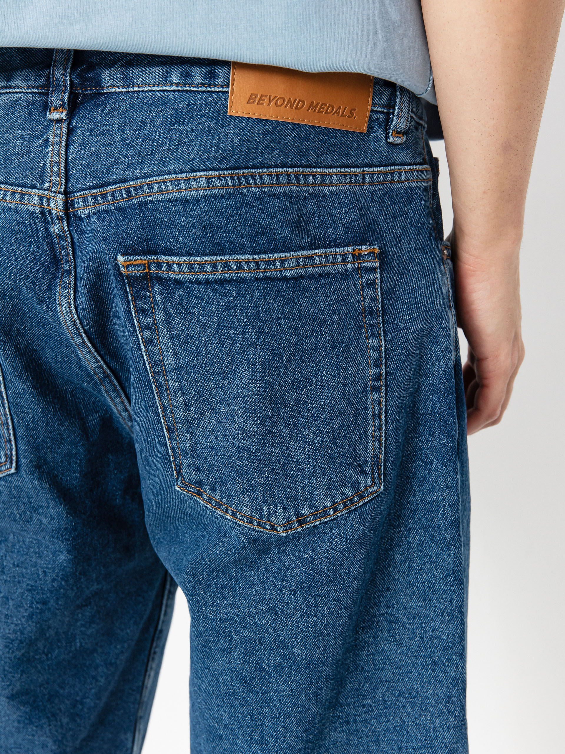 Beyond Medals Fortunato Jeans Rövidnadrág (blue)