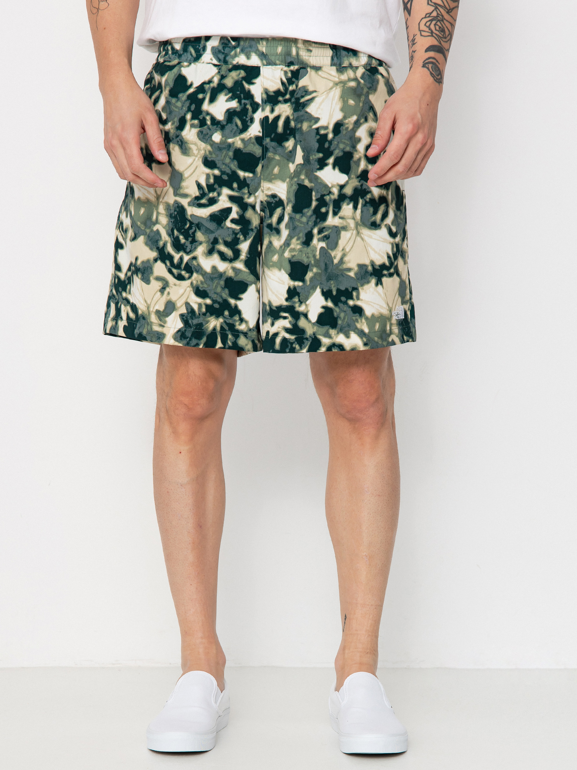 The North Face Class V Pathfinder Ru00f6vidnadru00e1g (duck green/lux print)