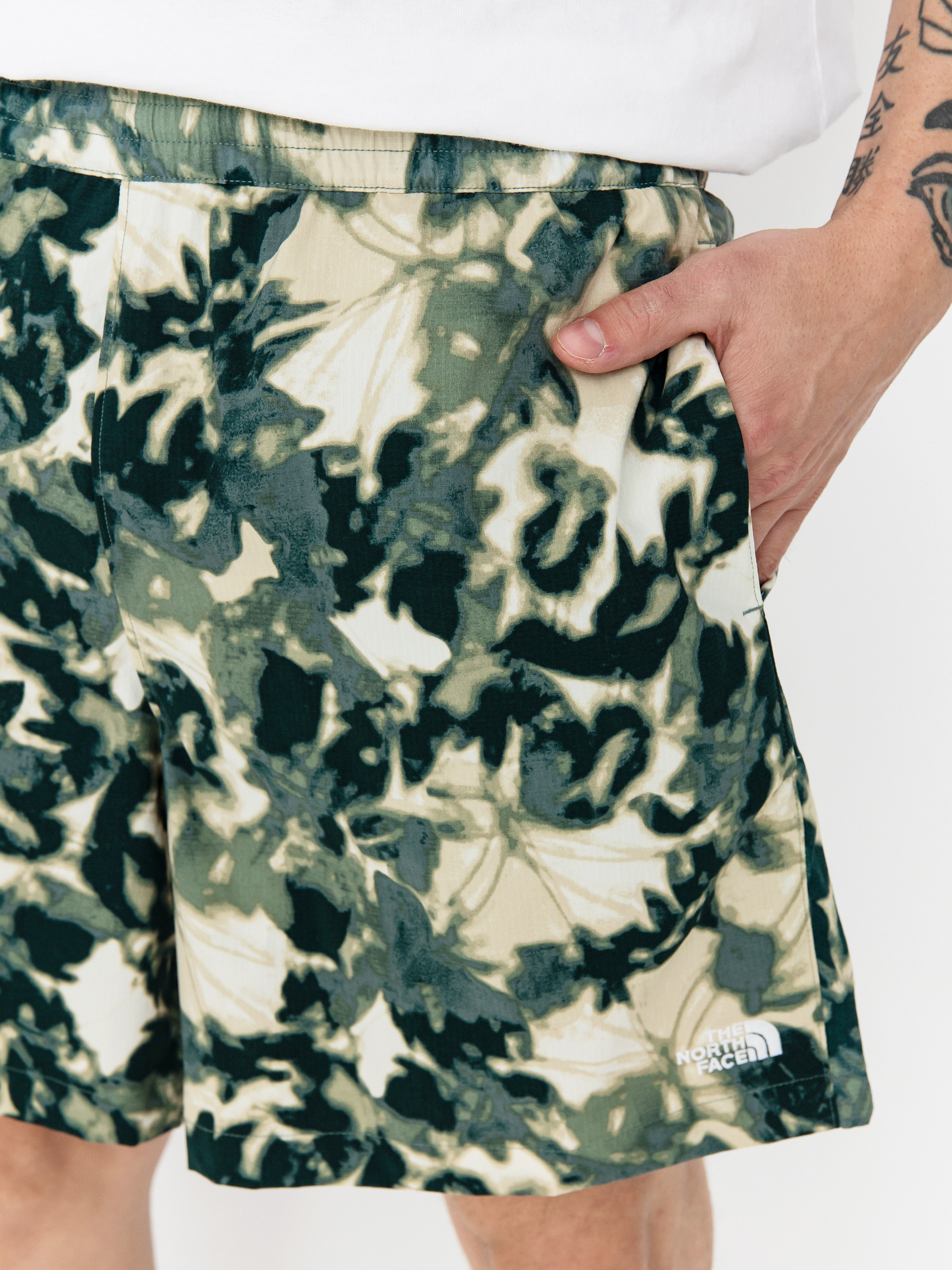 The North Face Class V Pathfinder Rövidnadrág (duck green/lux print)