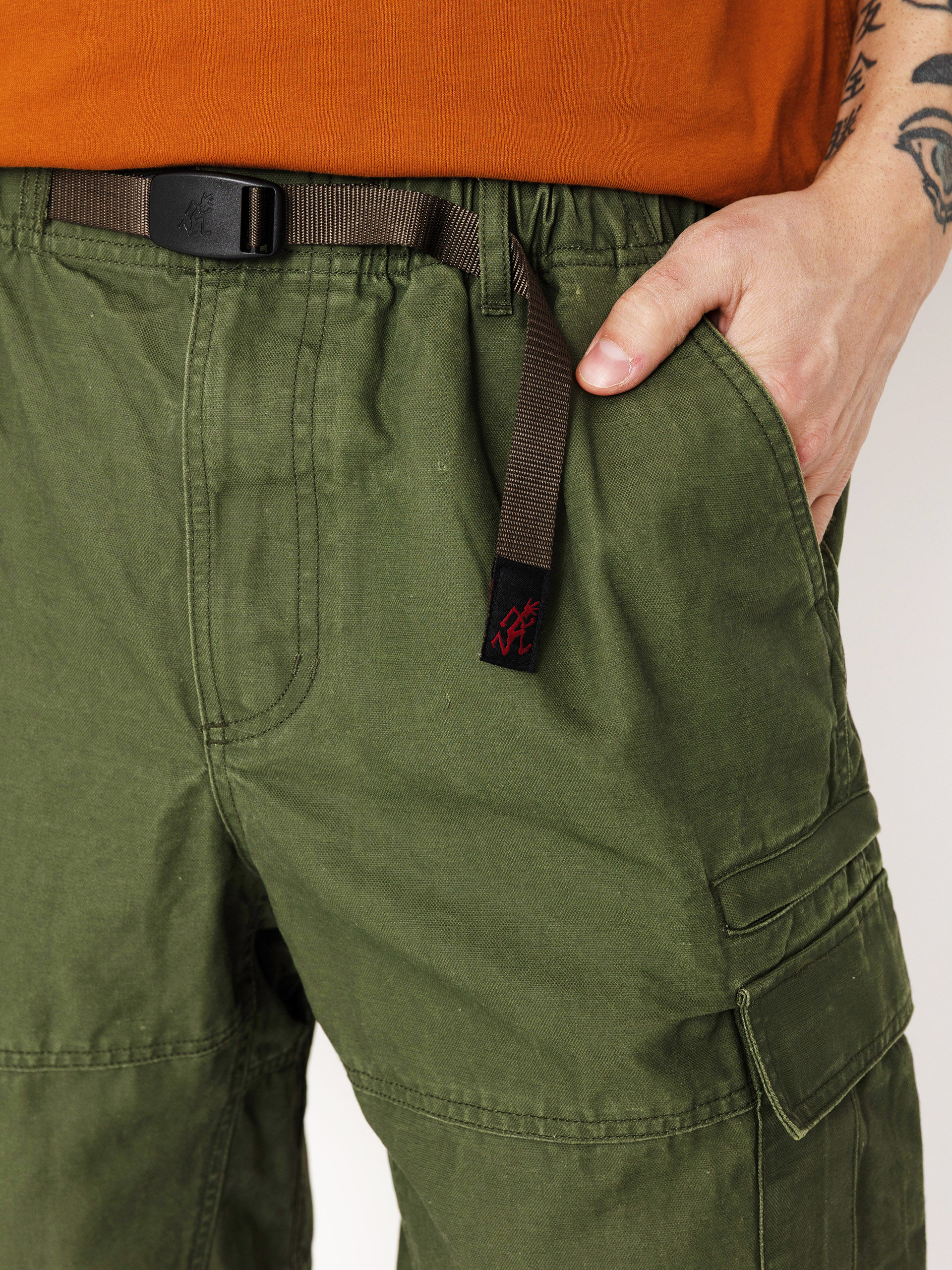 Rövidnadrág Gramicci Canvas Outback (moss)