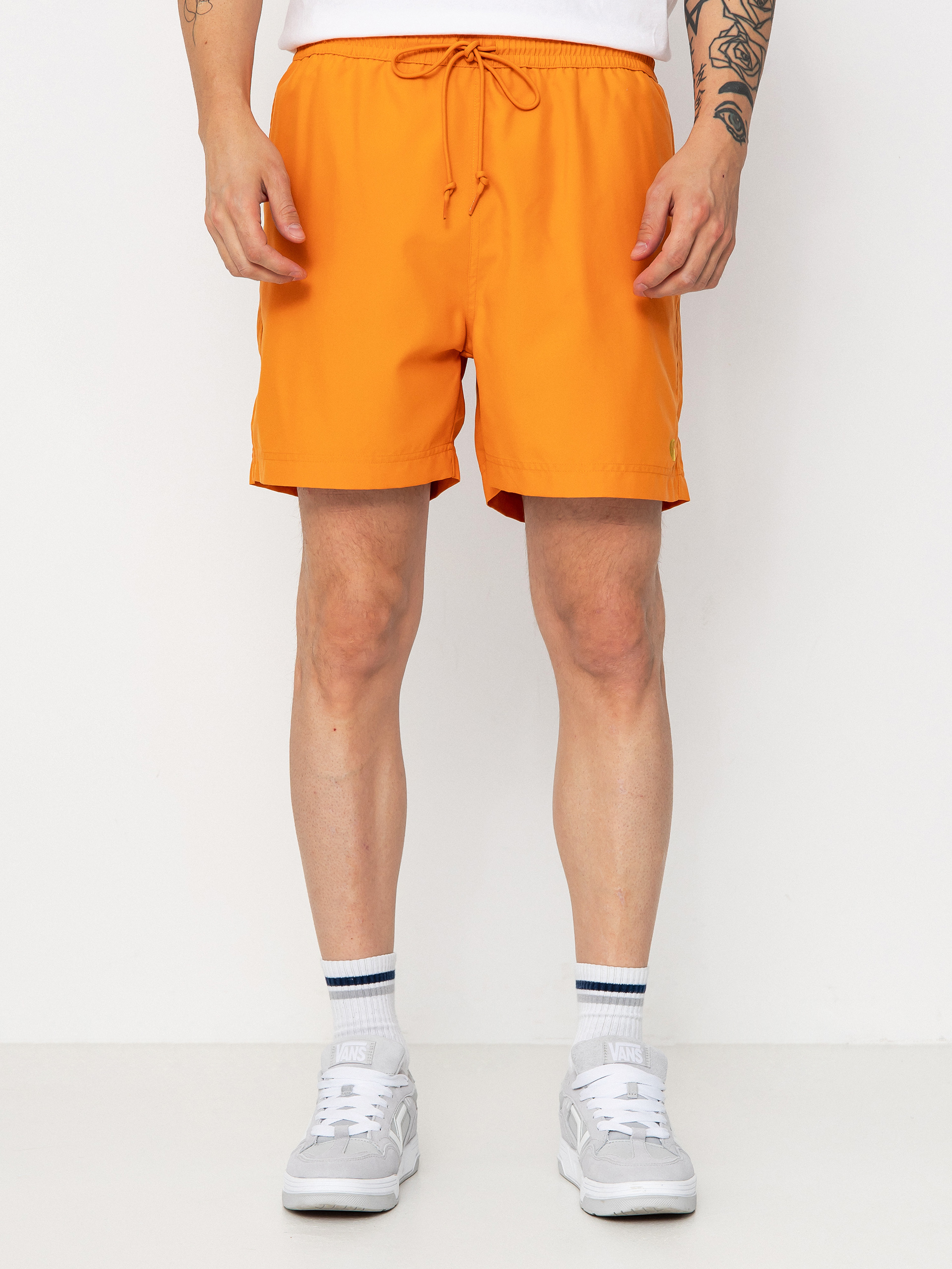 Rövidnadrág Carhartt WIP Chase Swim (pumpkin/gold)