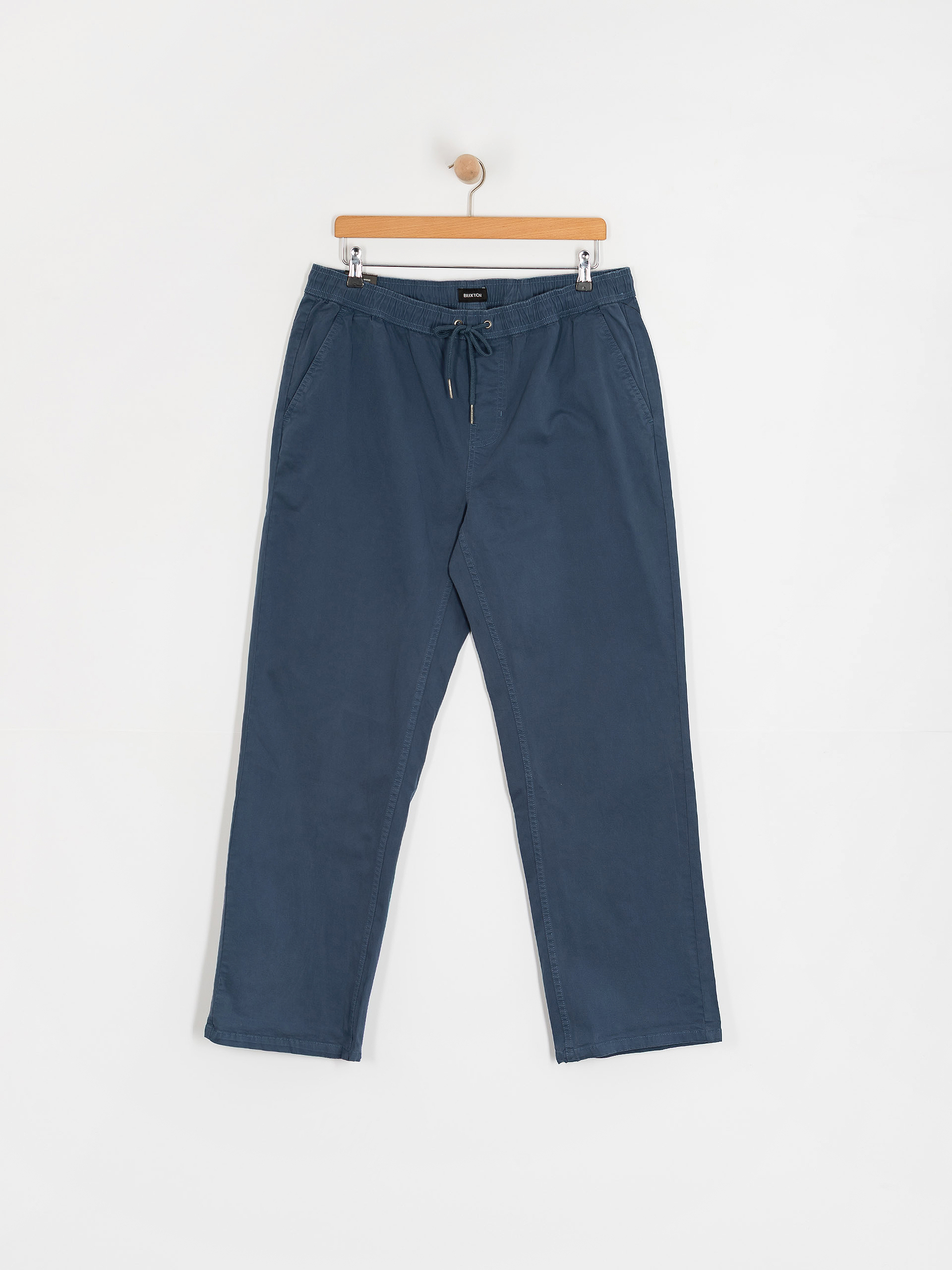 Brixton Broadway Vw Ewaist Rlx Kisnadrág (washed denim blue)