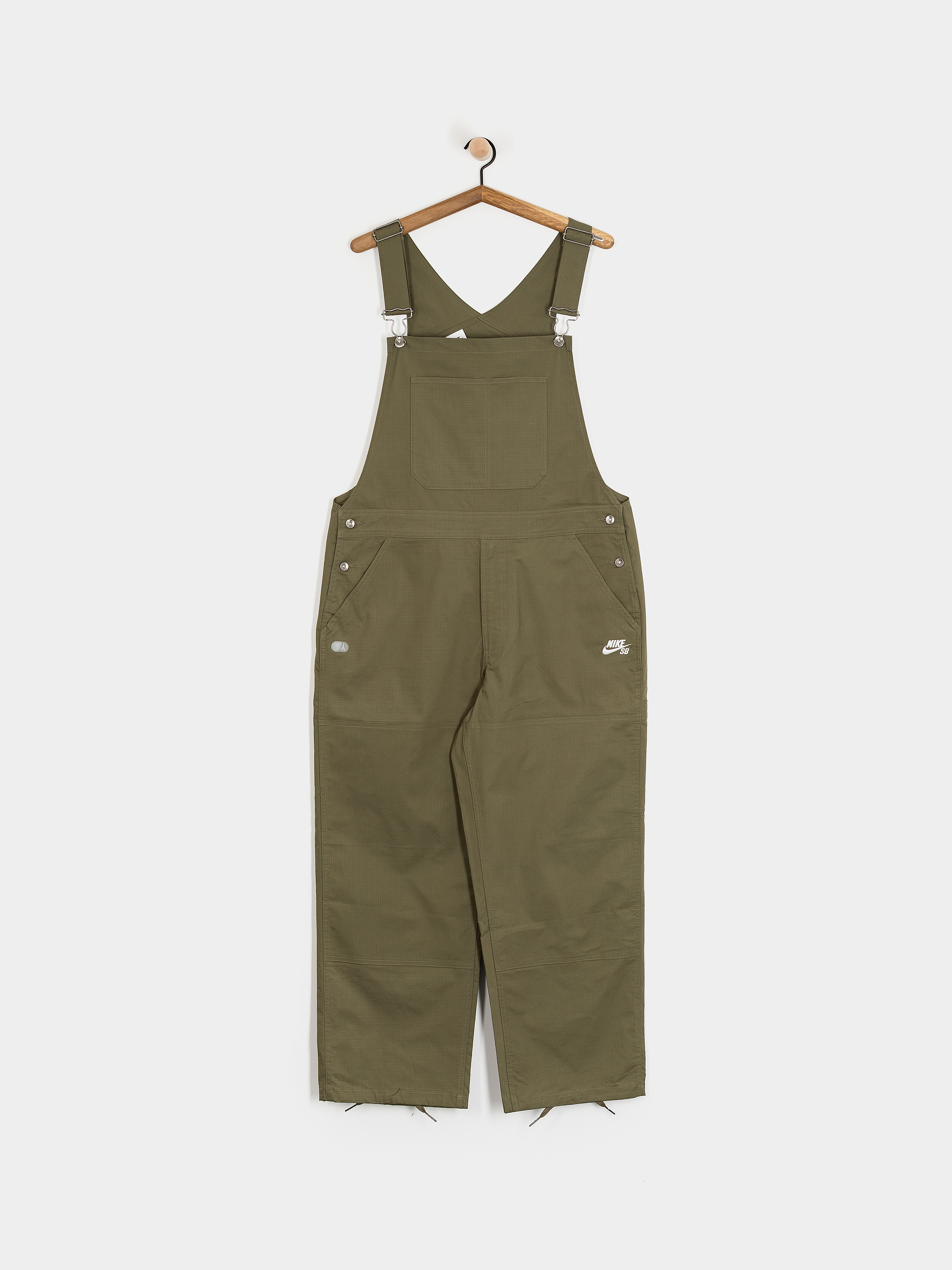 Nike SB Federation Agnostic Overalls Kisnadrág (medium olive/white)