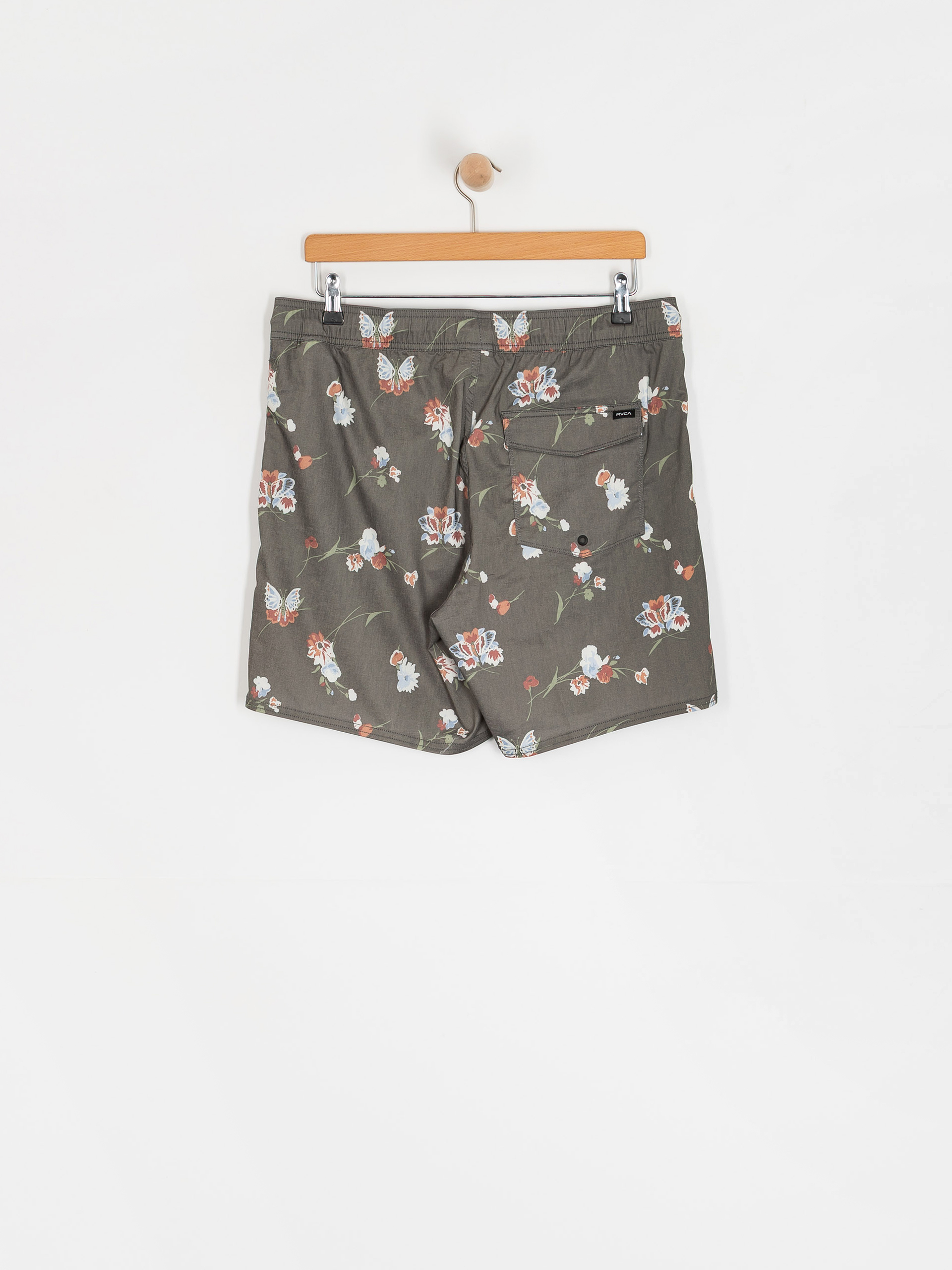 Rövidnadrág RVCA Barnes Elastic Short 17 (black floral print)