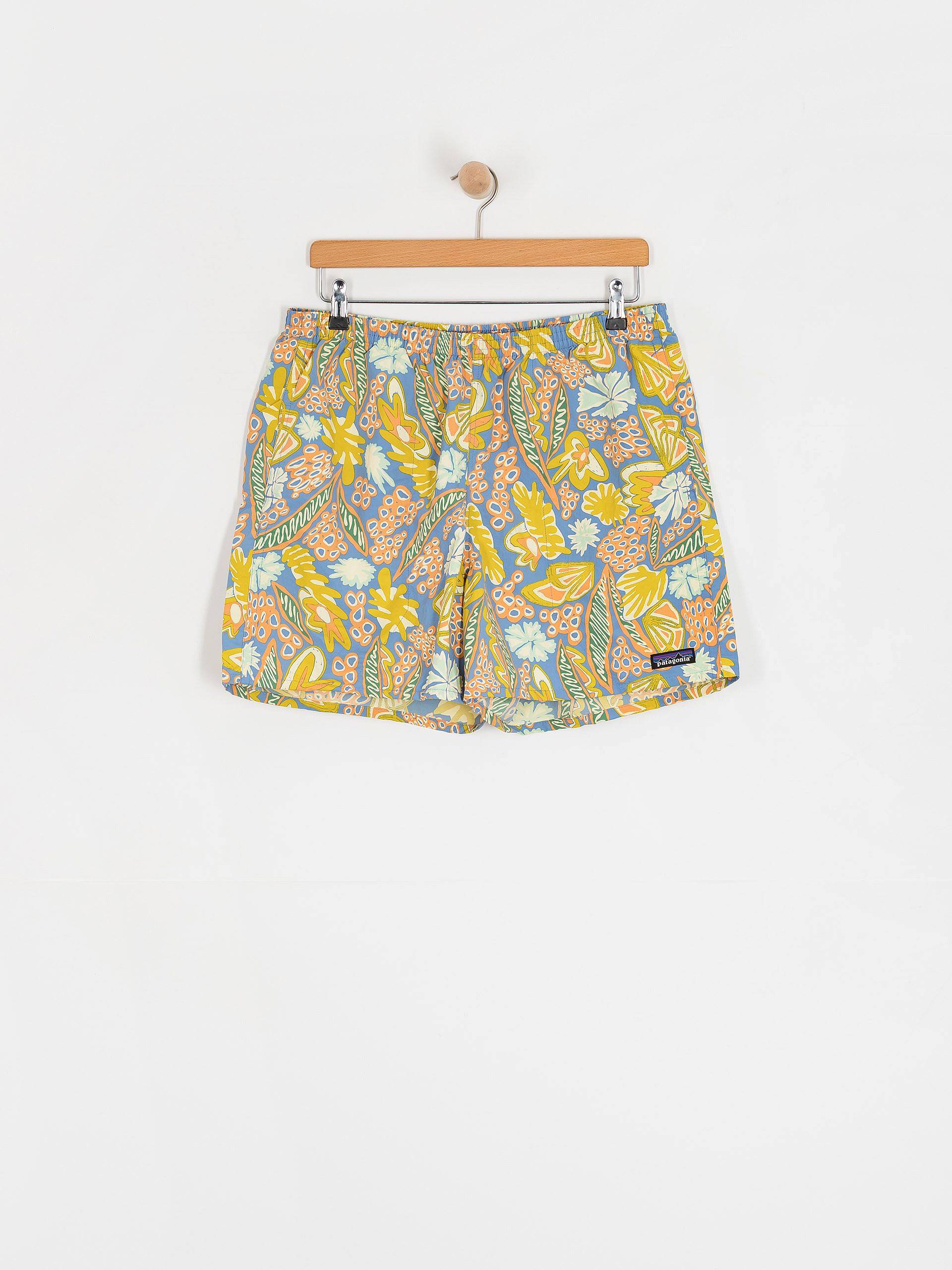Rövidnadrág Patagonia Baggies Shorts 5in (flourish/abundant blue)