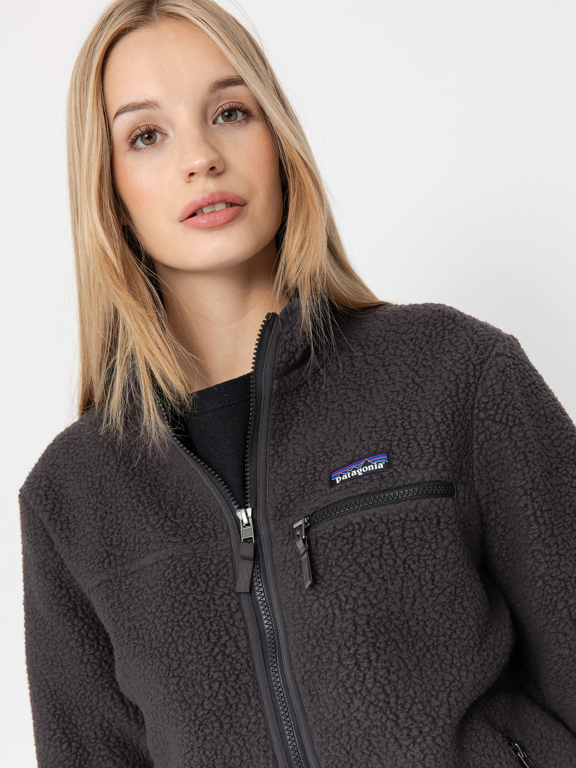 Dzseki Patagonia Retro Pile Wmn (ink black)