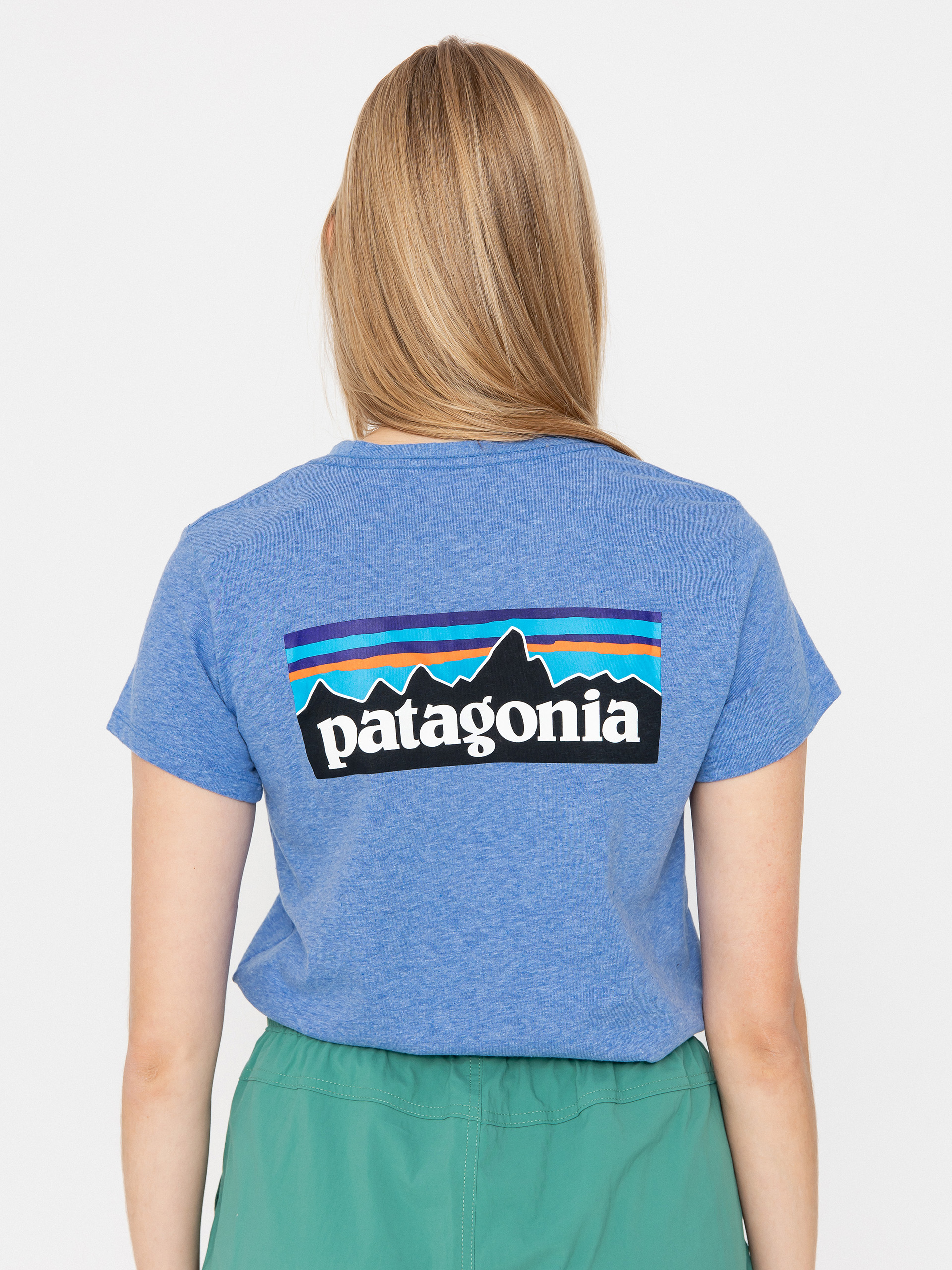 Póló Patagonia P 6 Logo Responsibili Wmn (abundant blue)