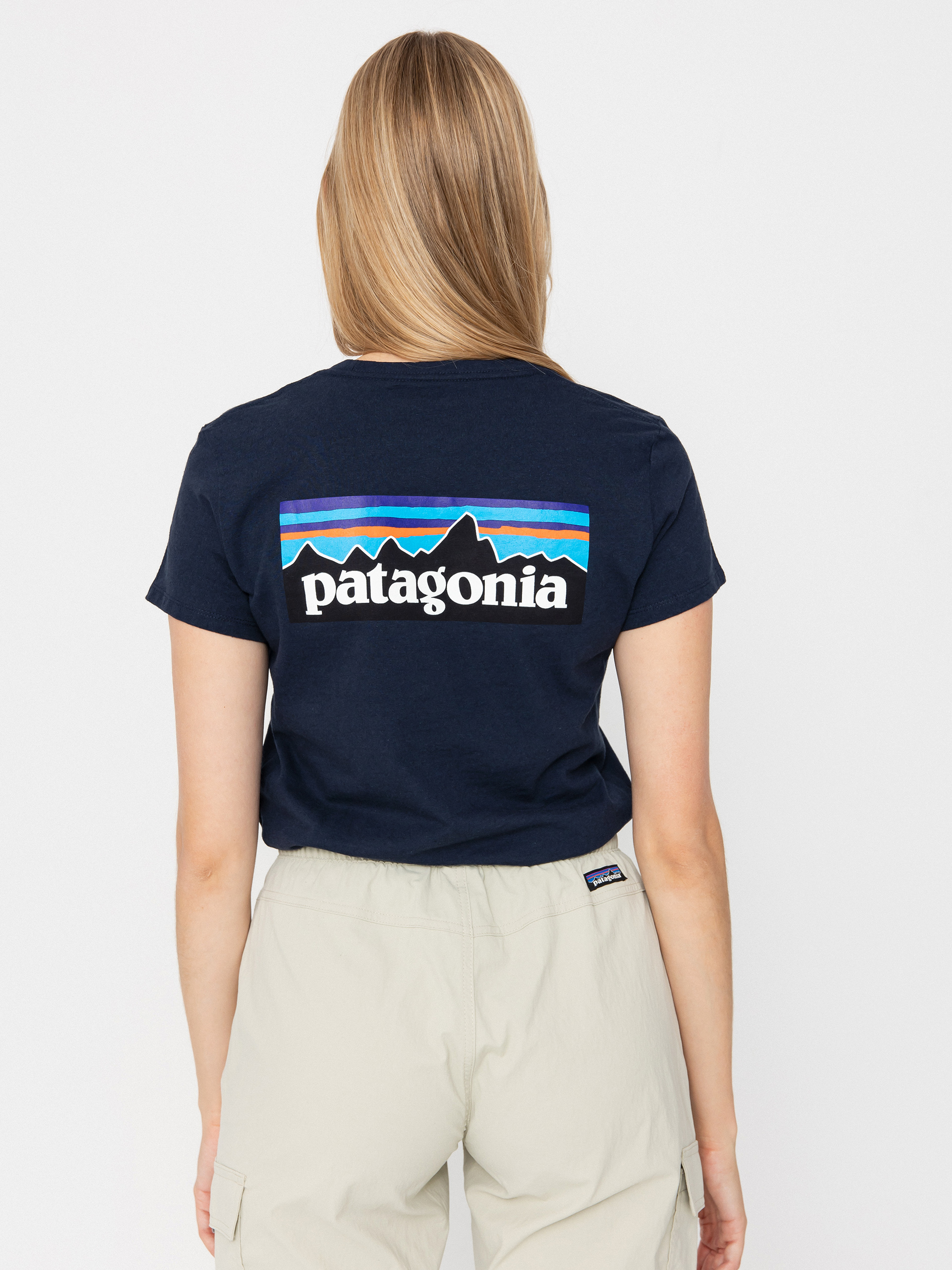 Patagonia P 6 Logo Responsibili Wmn Póló (new navy)