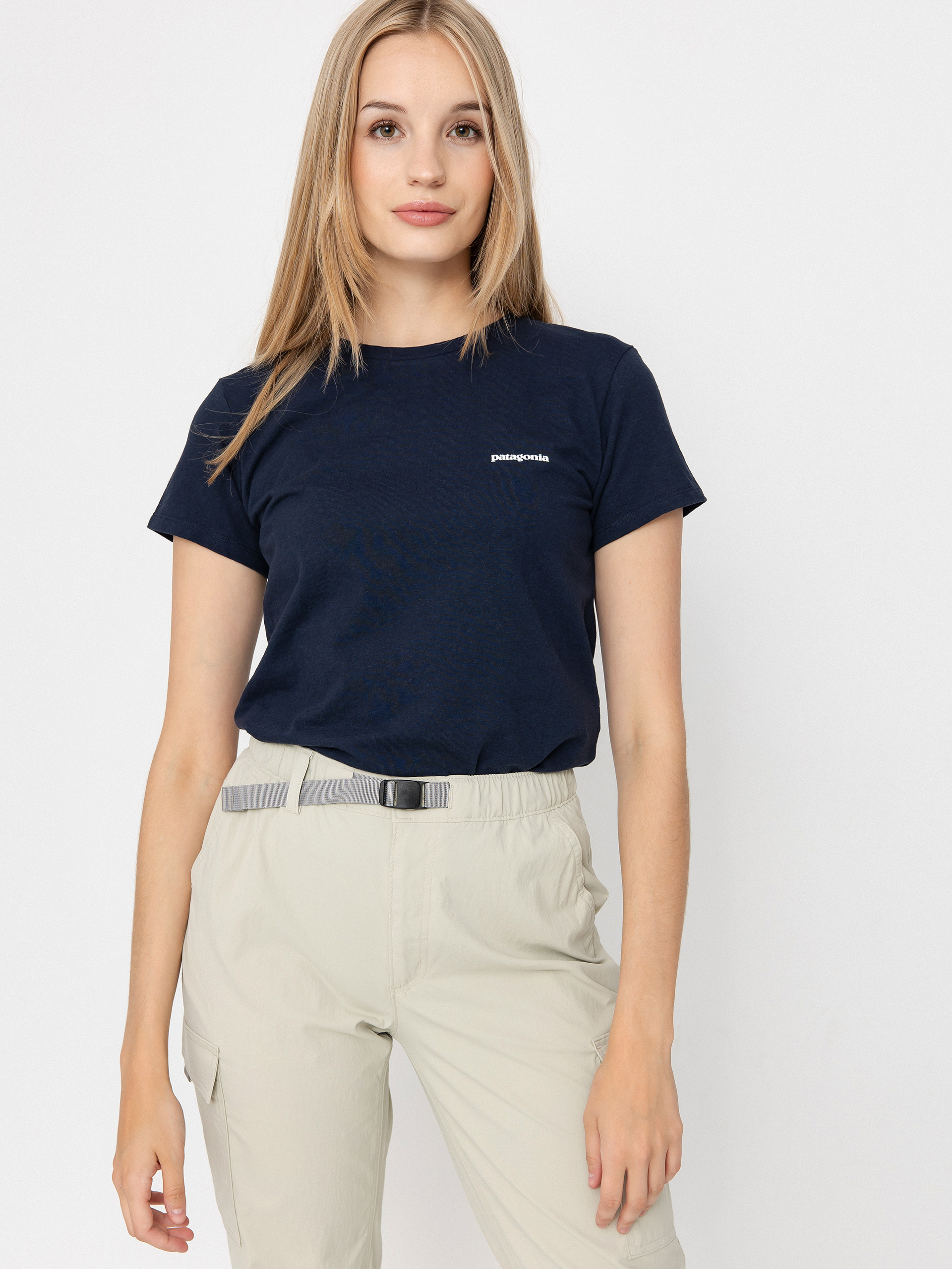 Patagonia P 6 Logo Responsibili Wmn Póló (new navy)