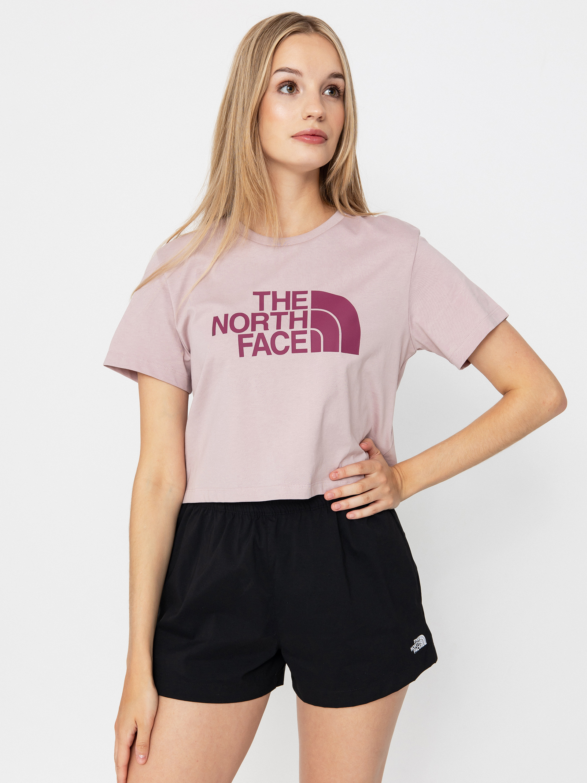 Póló The North Face Easy Relaxed Cropped Wmn