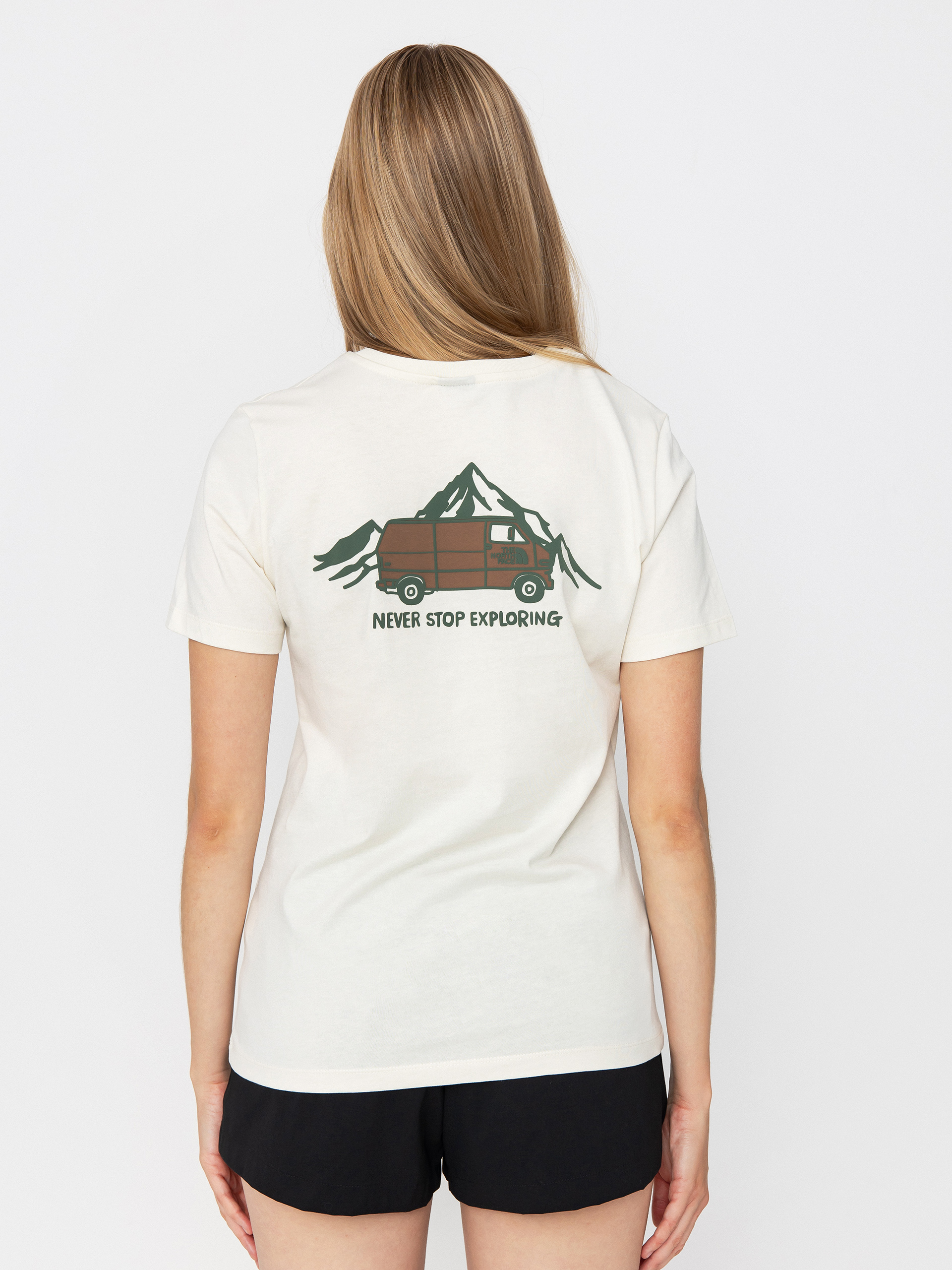 The North Face Outdoor Graphic Wmn Póló (white dune)