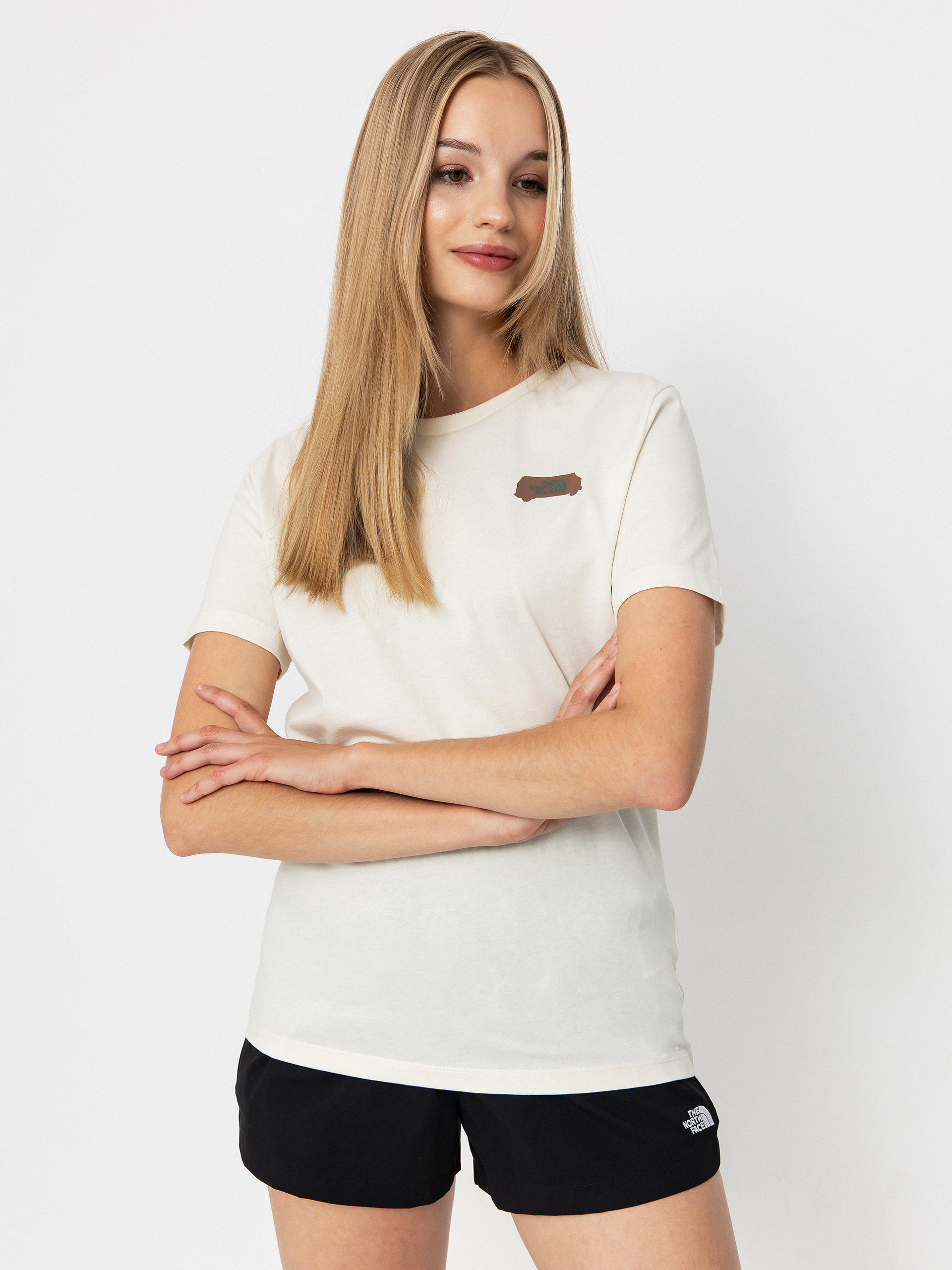 The North Face Outdoor Graphic Wmn Póló (white dune)