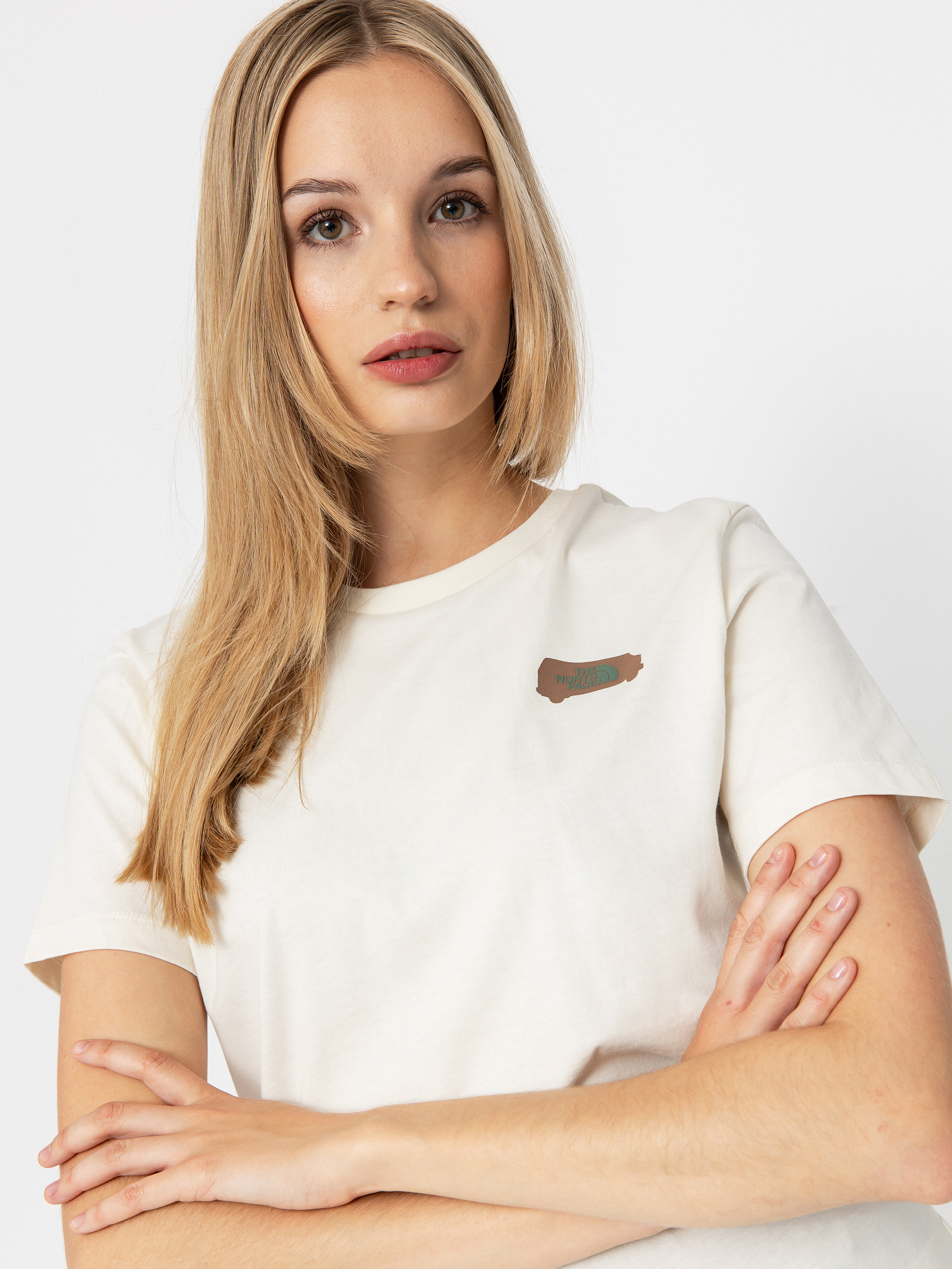 The North Face Outdoor Graphic Wmn Póló (white dune)