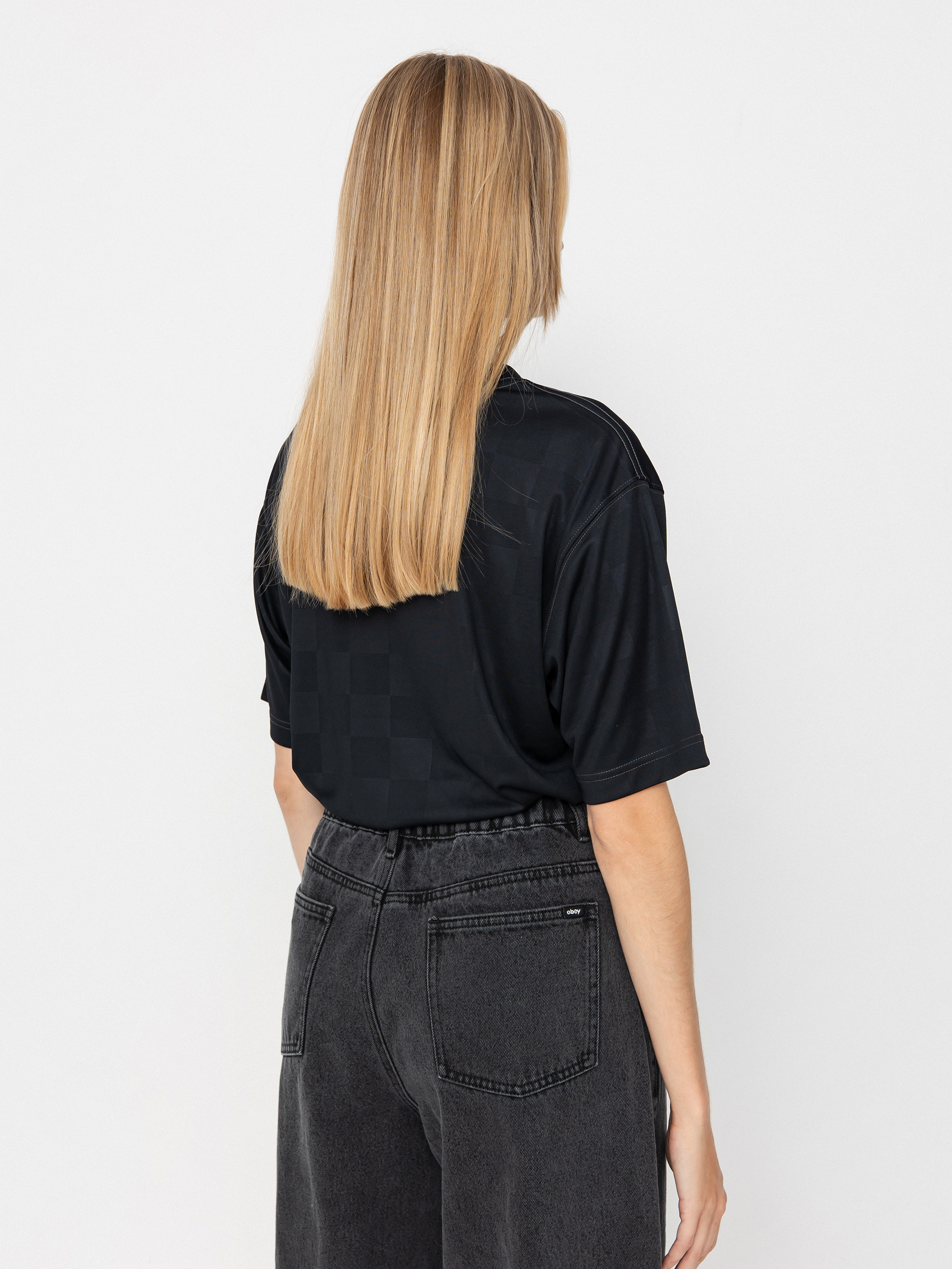 Vans Stevies Sports Jersey Póló Wmn (black)