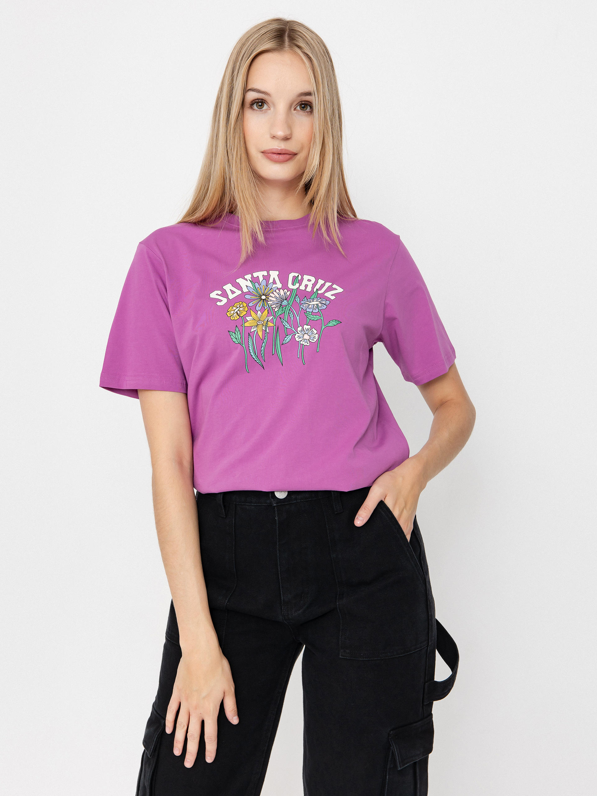 Póló Santa Cruz Field Strip Wmn (hyper violet)