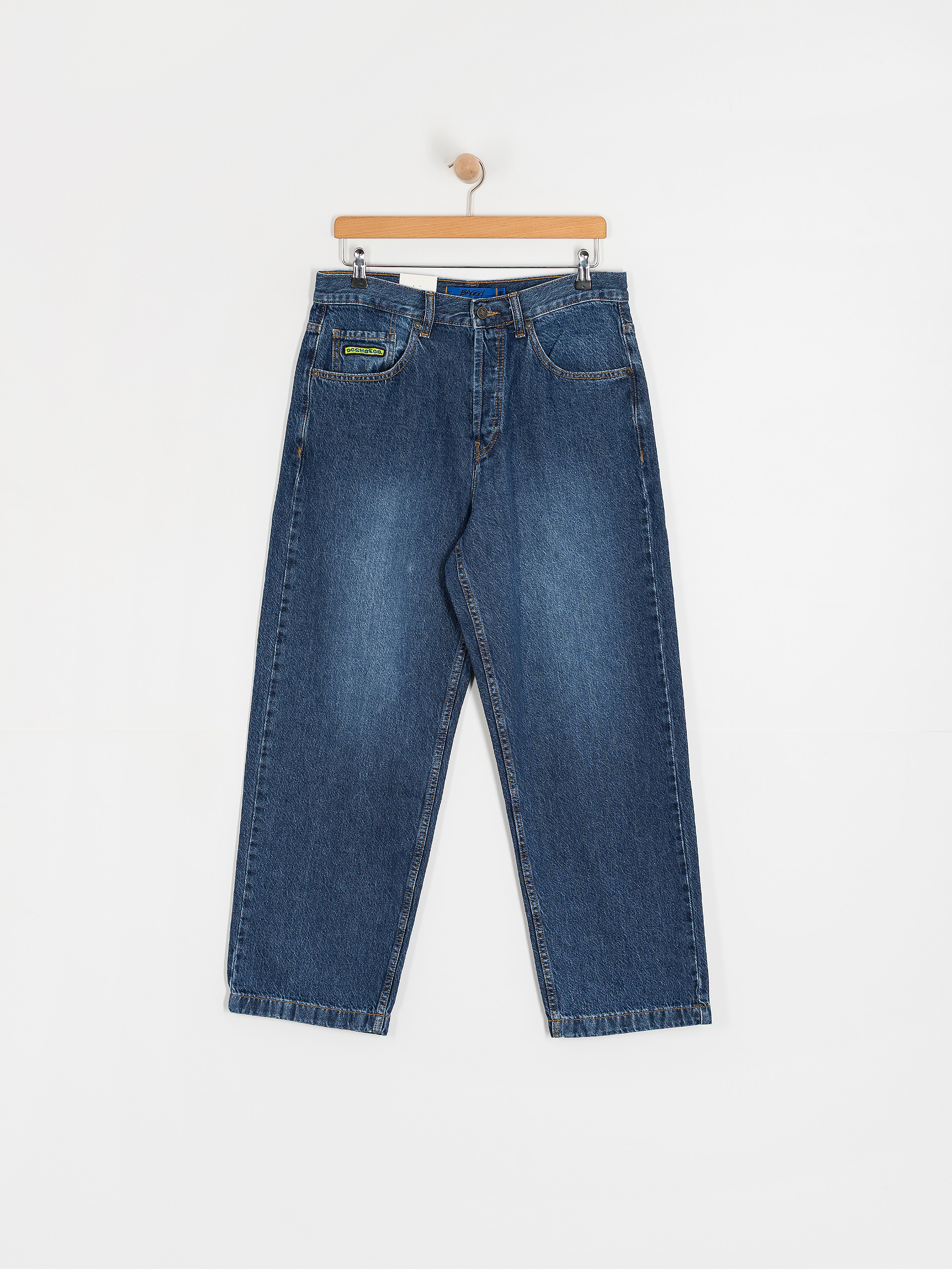 DC Worker Baggy Denim Rsi Kisnadrág (stone indigo)