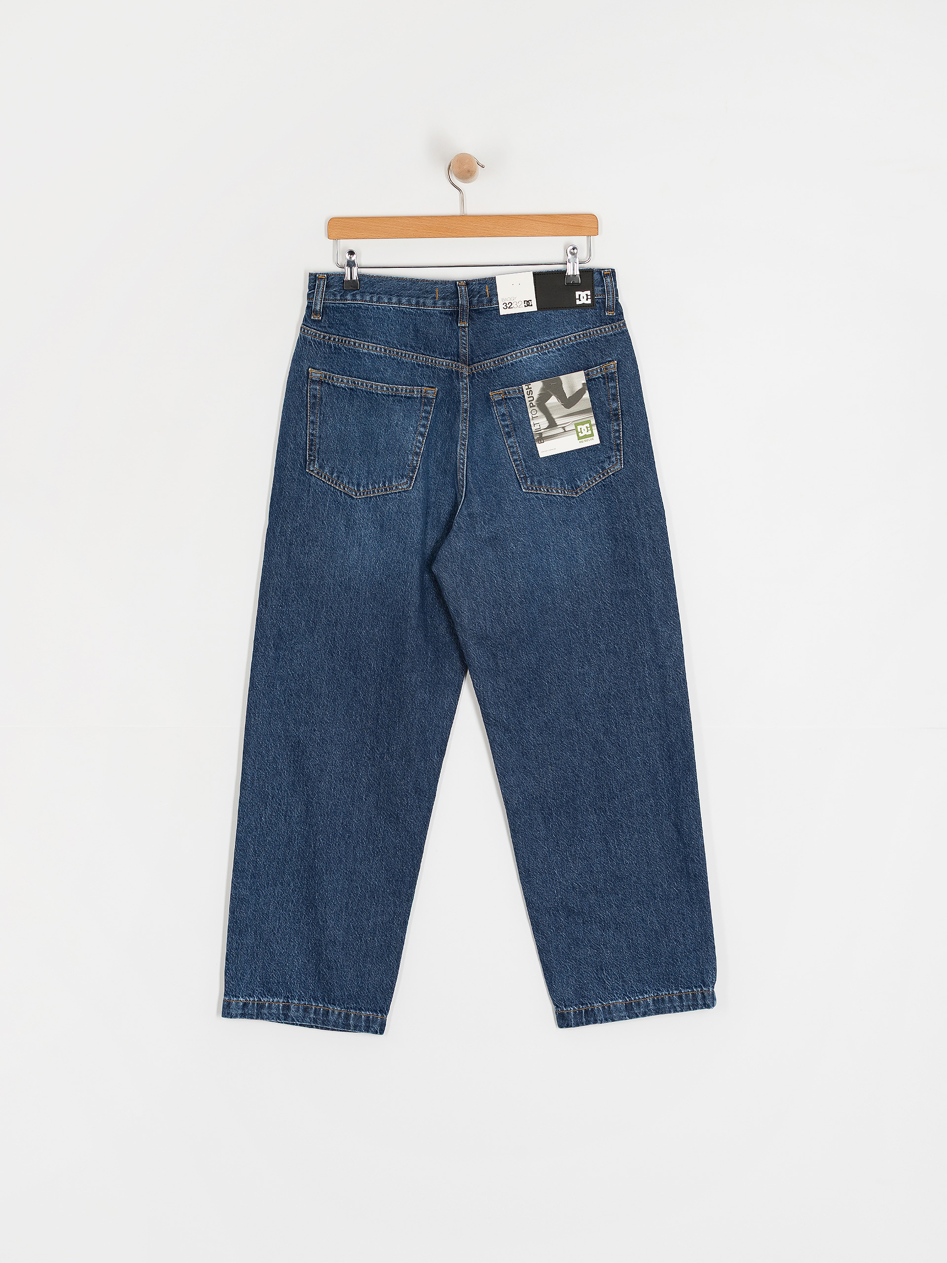 DC Worker Baggy Denim Rsi Kisnadrág (stone indigo)