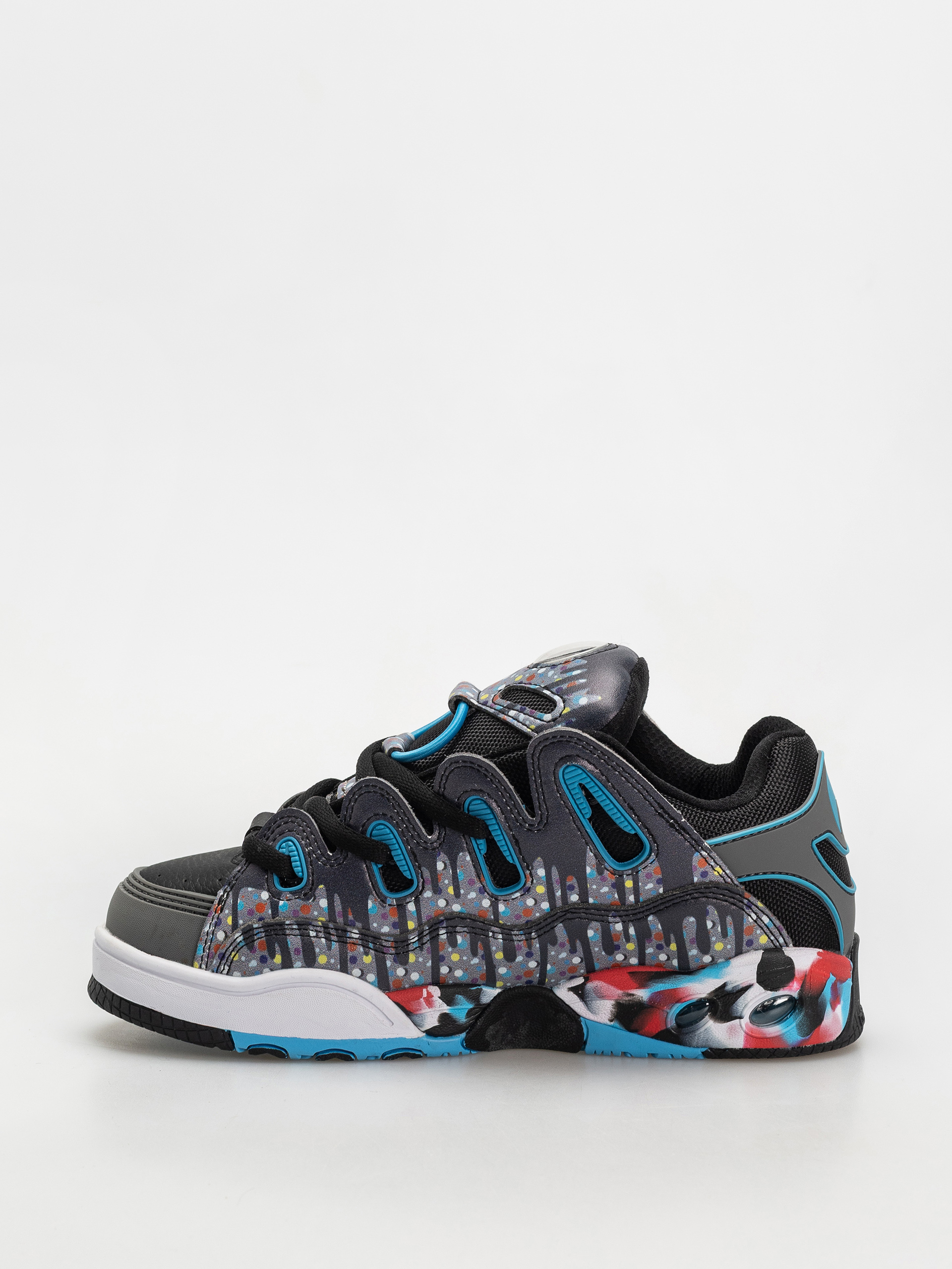 Osiris D3 OG Cipők (black/grey/drips)