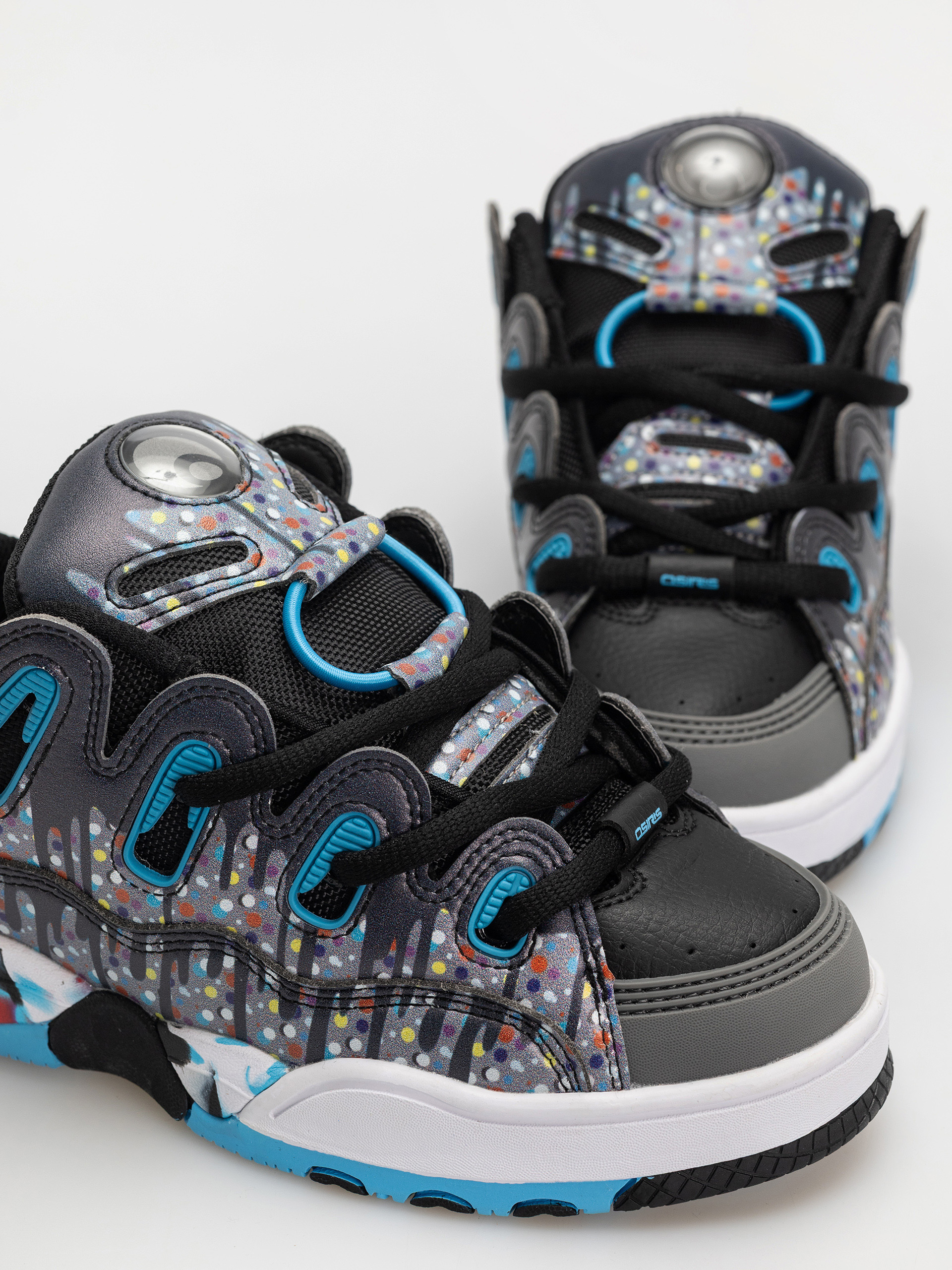 Osiris D3 OG Cipők (black/grey/drips)