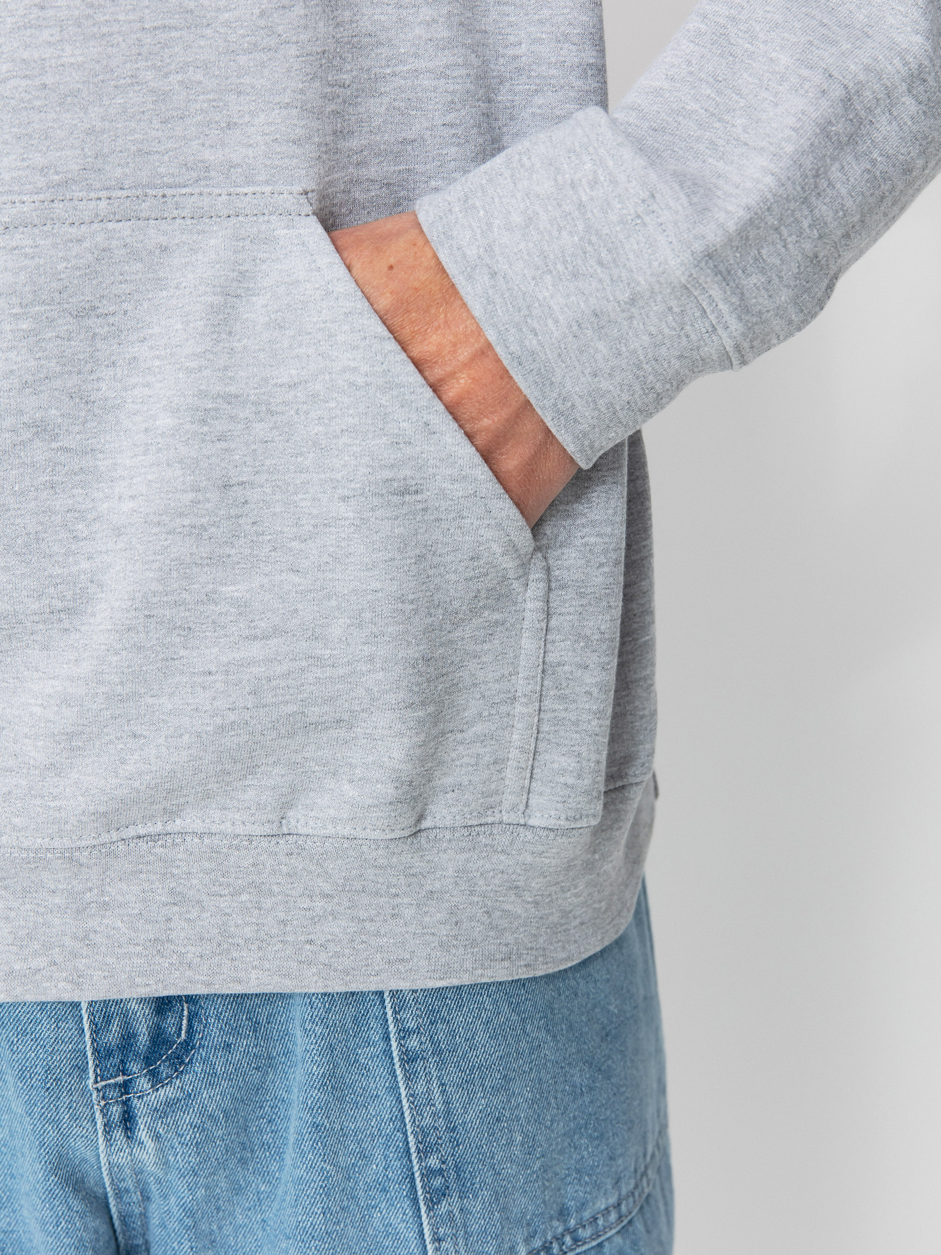 Kapucnis pulóver Emerica Triangle HD (grey/heather)