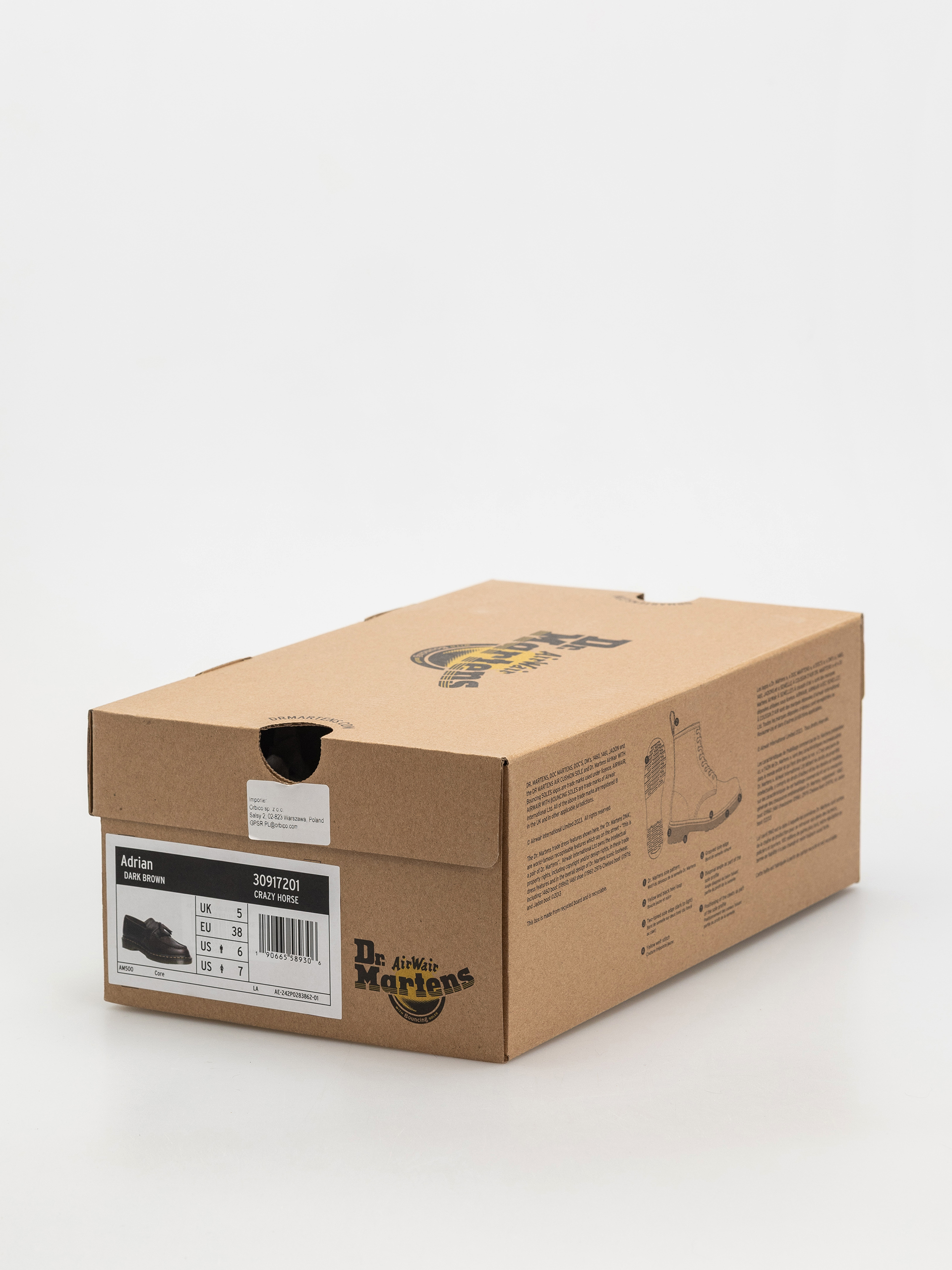 Dr. Martens Adrian Tassel Loafer Cipők (dark brown crazy horse)