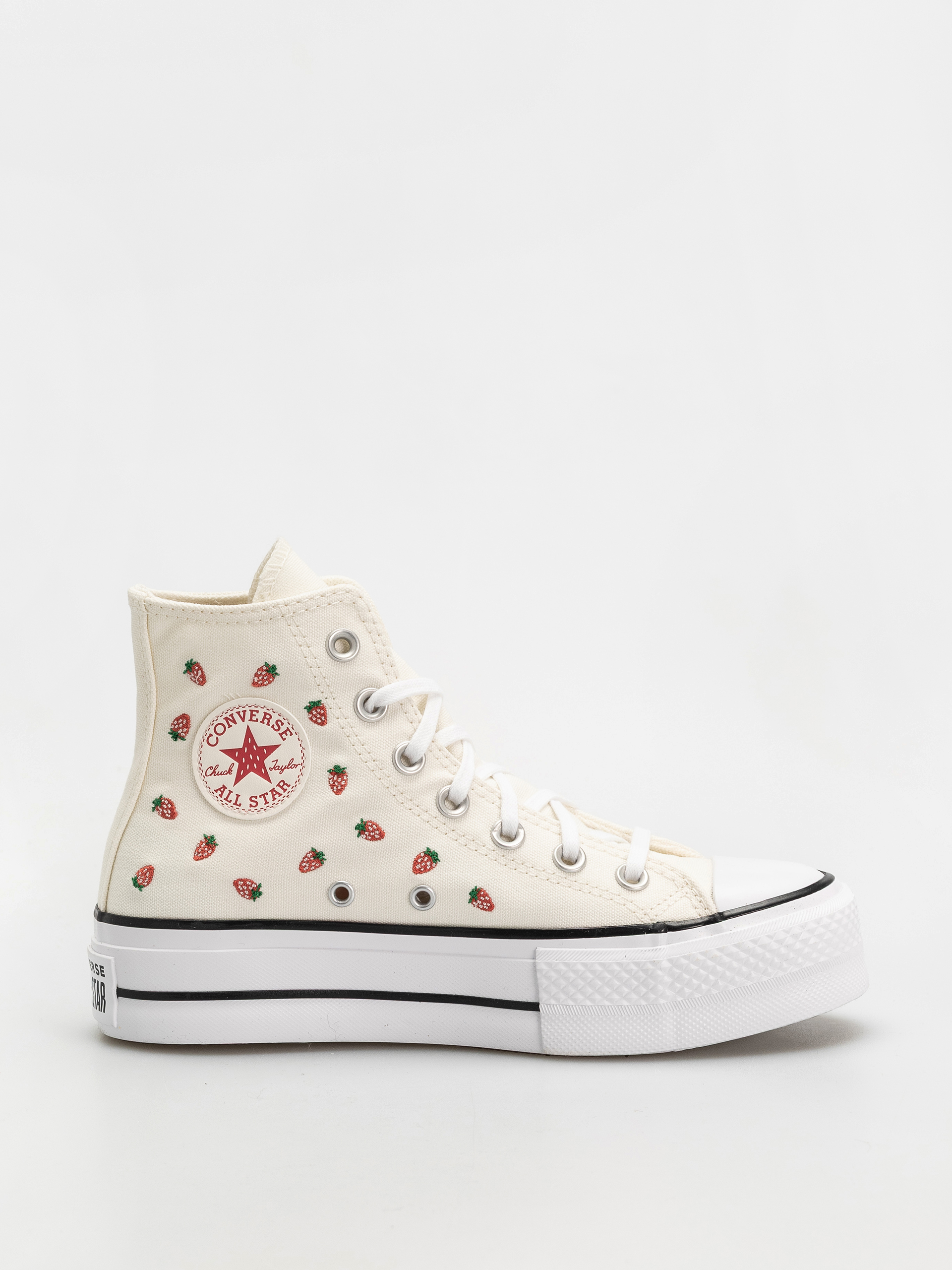Converse Chuck Taylor All Star Lift Hi Wmn Tornacipők (egret/soft red/white)