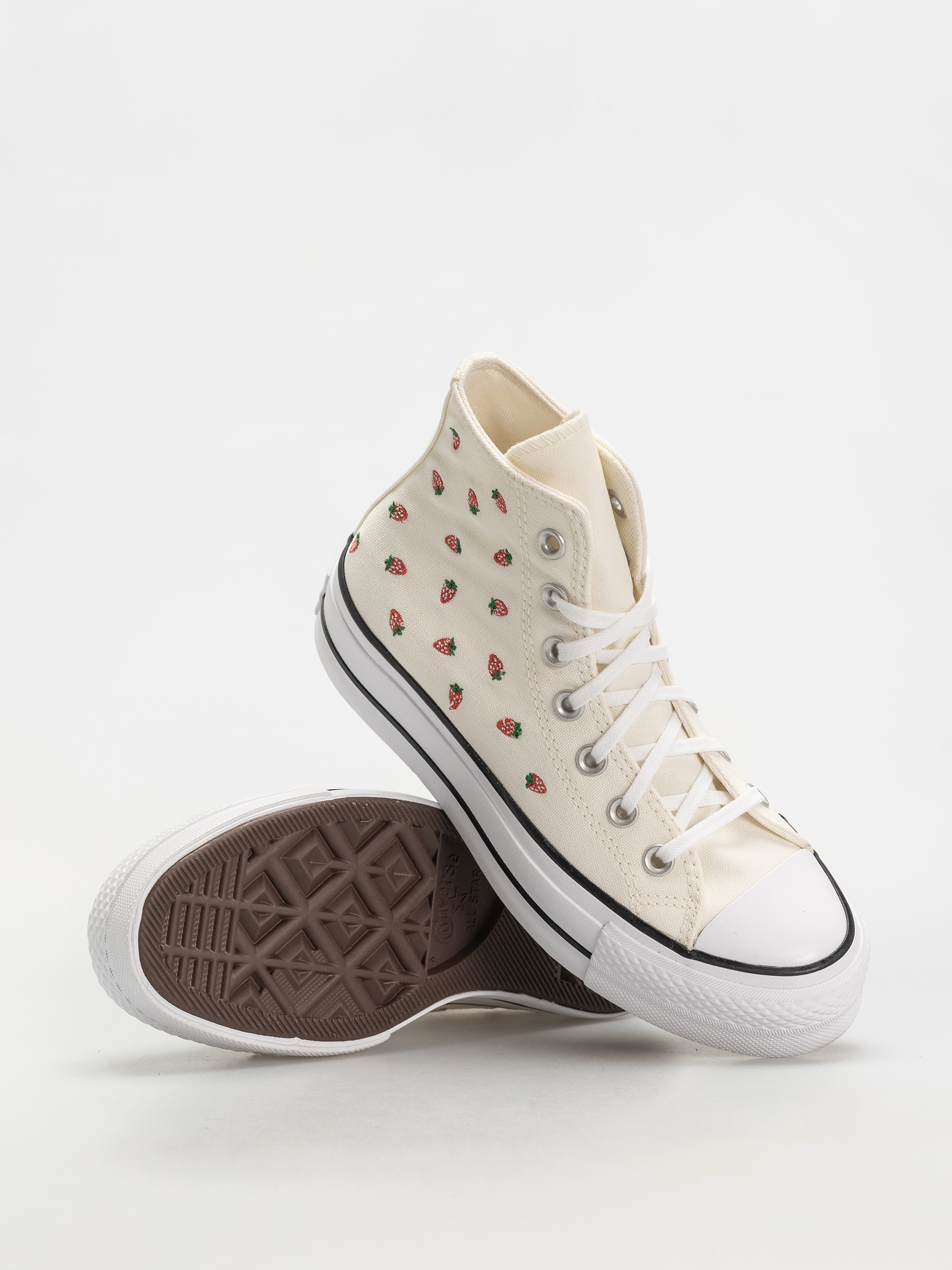 Converse Chuck Taylor All Star Lift Hi Wmn Tornacipők (egret/soft red/white)