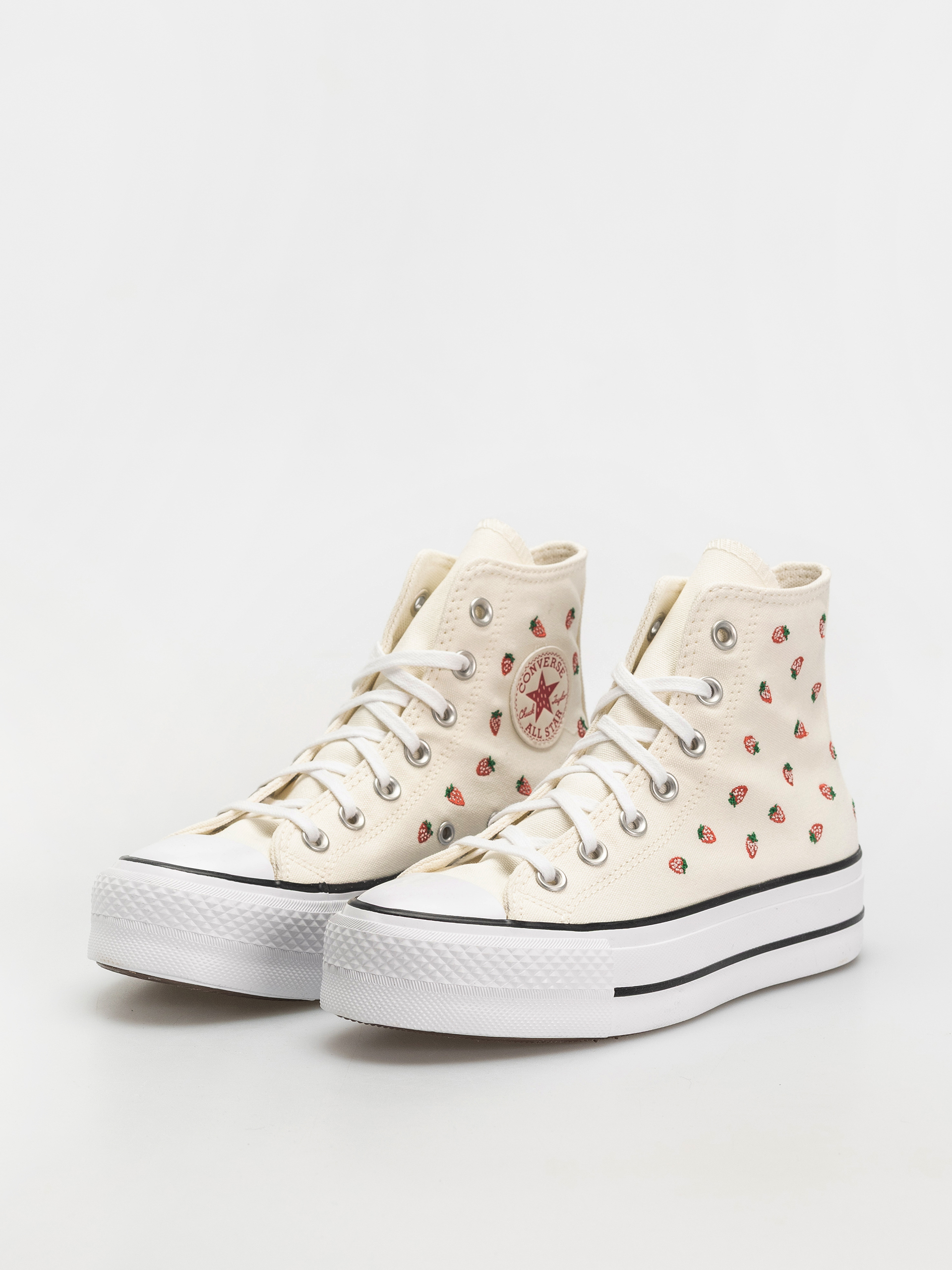 Converse Chuck Taylor All Star Lift Hi Wmn Tornacipők (egret/soft red/white)