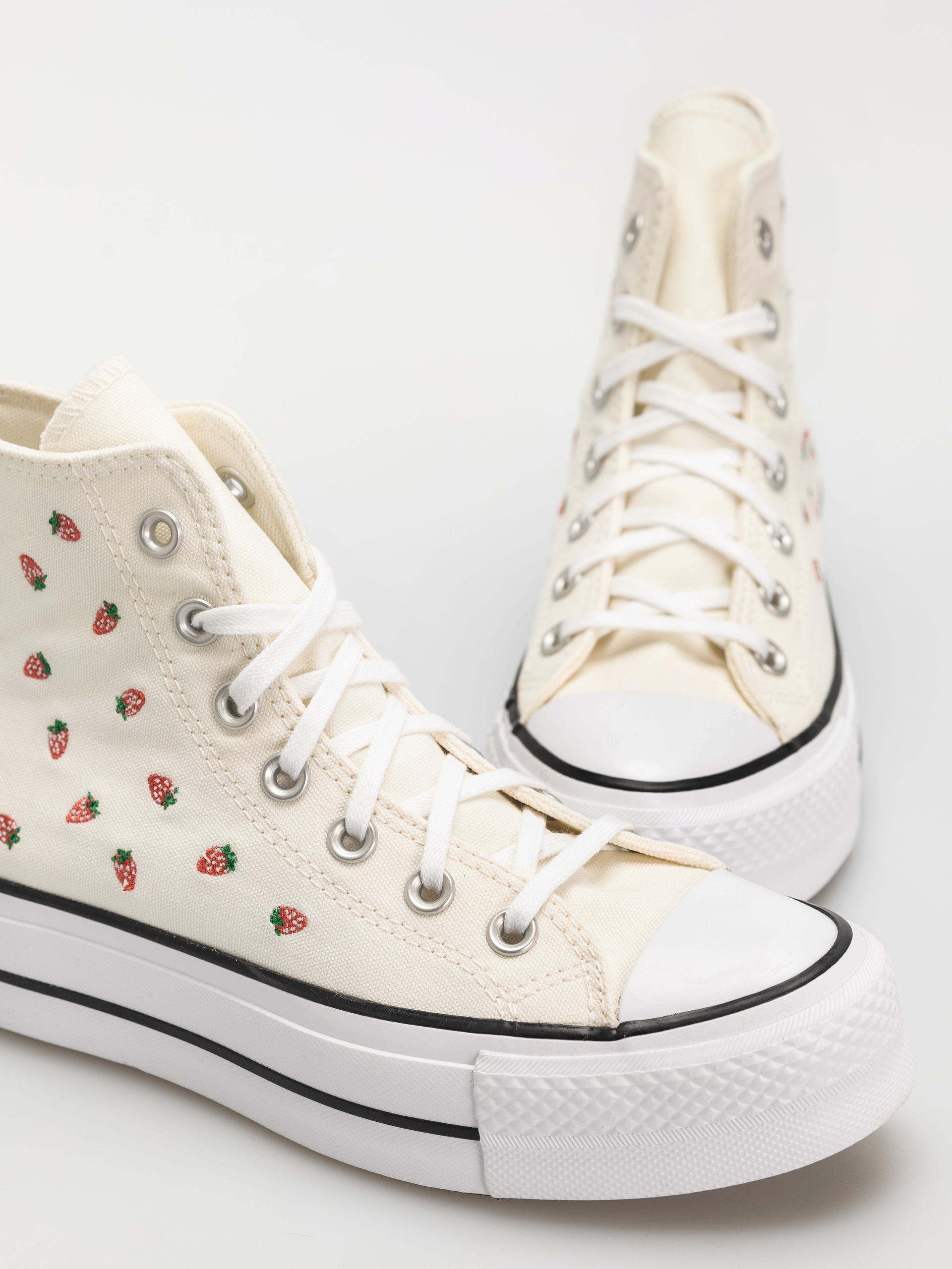 Converse Chuck Taylor All Star Lift Hi Wmn Tornacipők (egret/soft red/white)