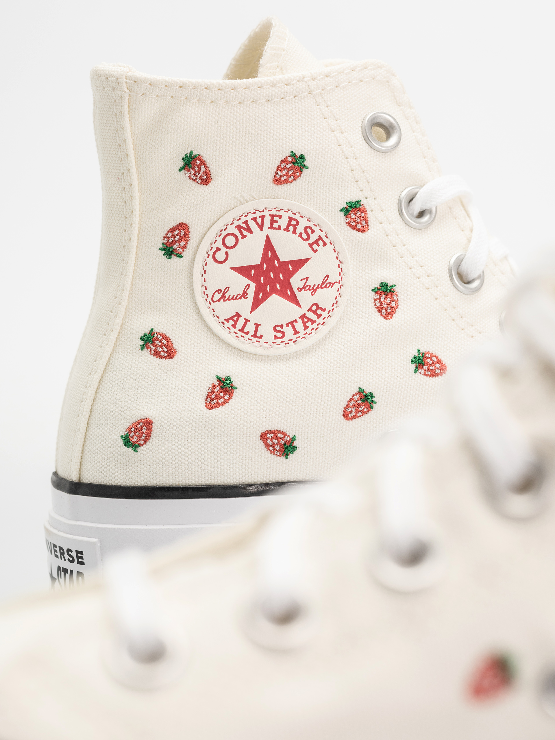 Converse Chuck Taylor All Star Lift Hi Wmn Tornacipők (egret/soft red/white)