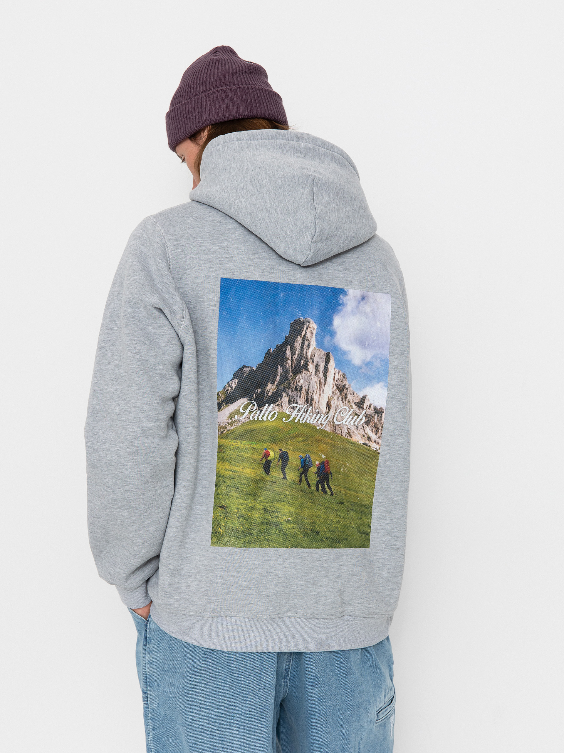 Kapucnis pulóver Palto Hiking Club HD (grey)