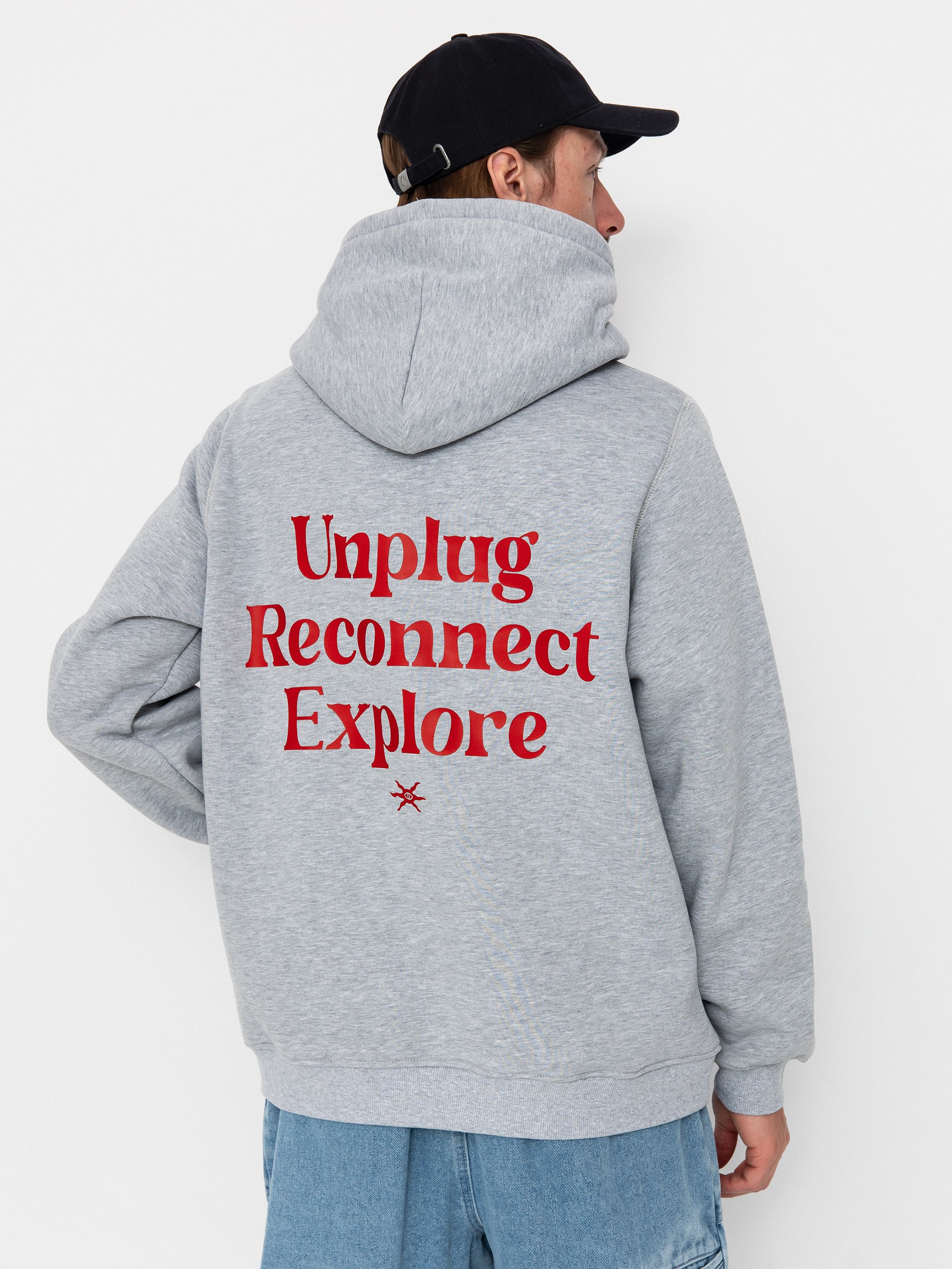 Kapucnis pulóver Palto Explore HD (grey)