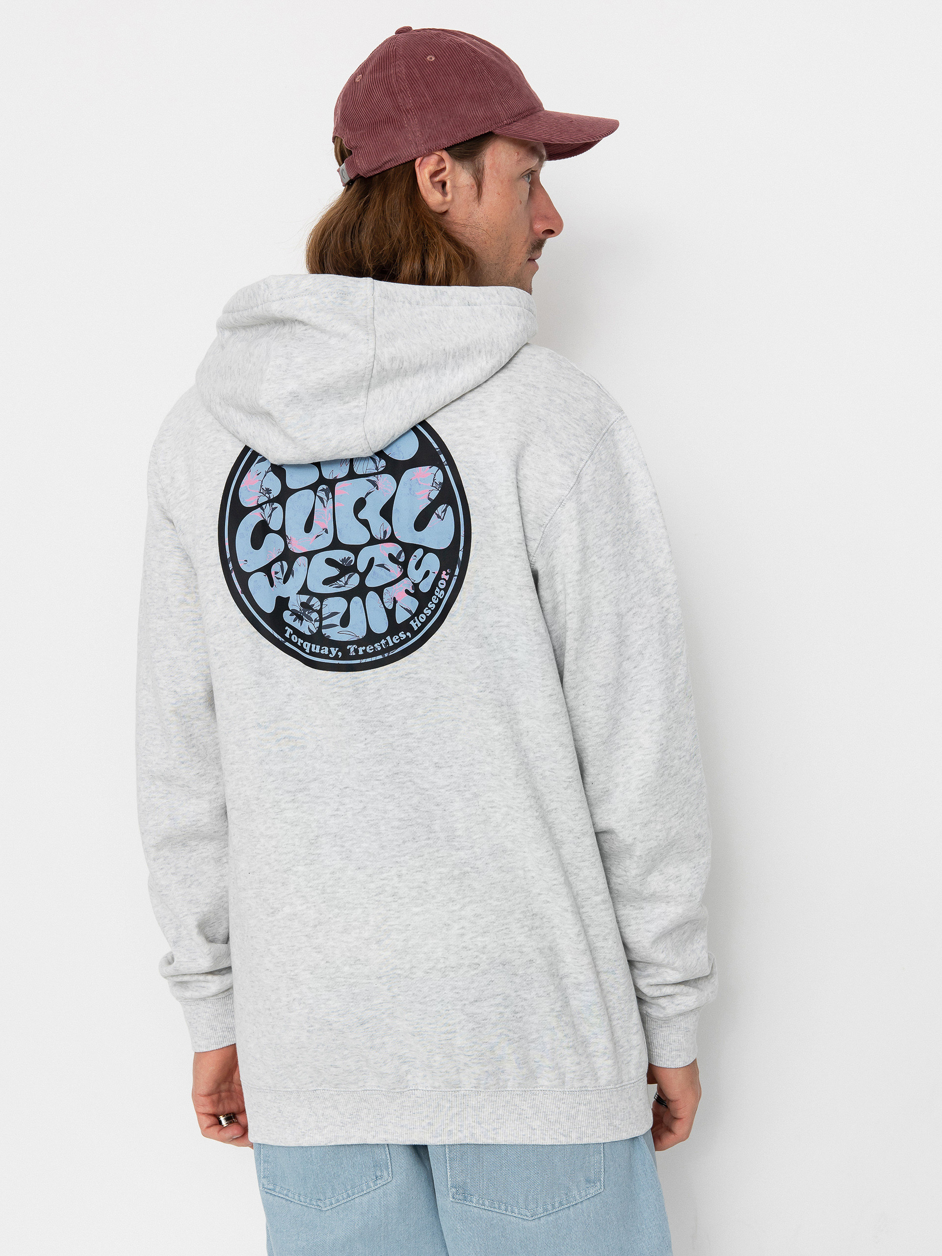 Rip Curl Wettie Passage Icon ZHD Kapucnis pulu00f3ver (grey heather)