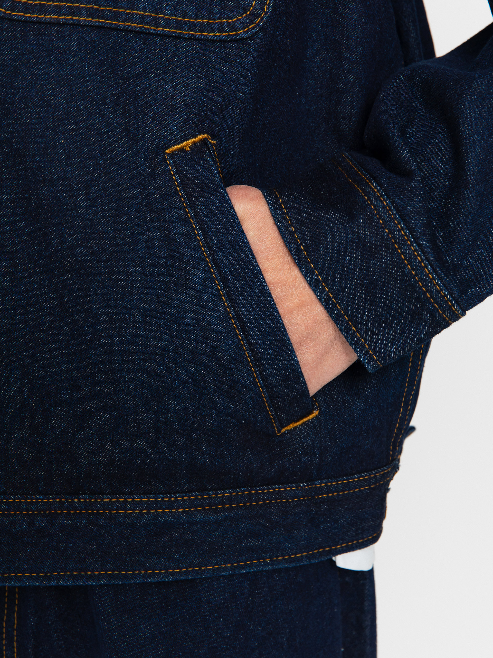 OBEY Opena Jacket Dzseki (rinse indigo)