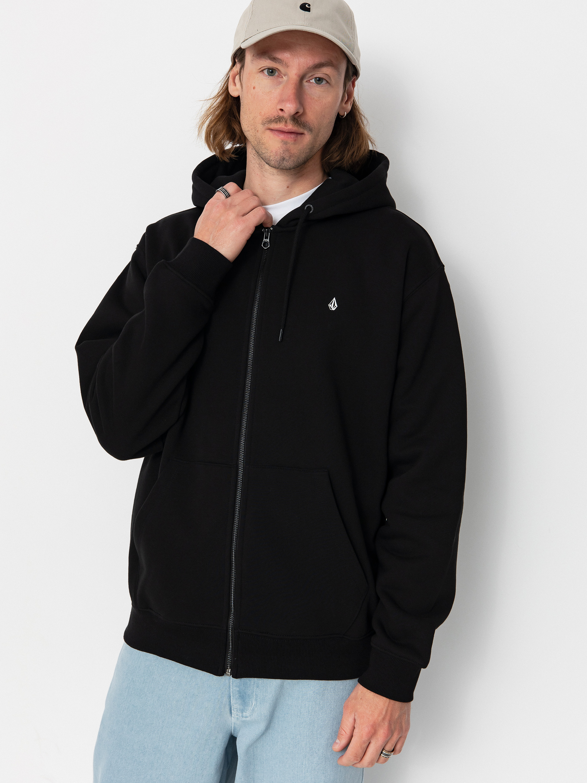 Pulóver Volcom Single Stone Zip (black)