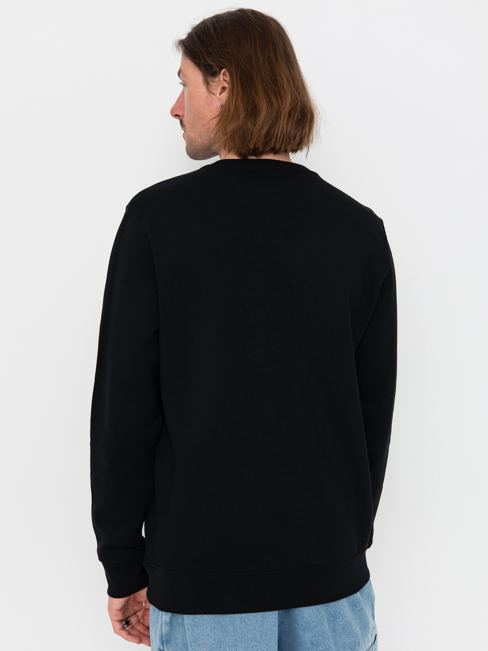 Poetic Collective Burning Skull Pulóver (black)