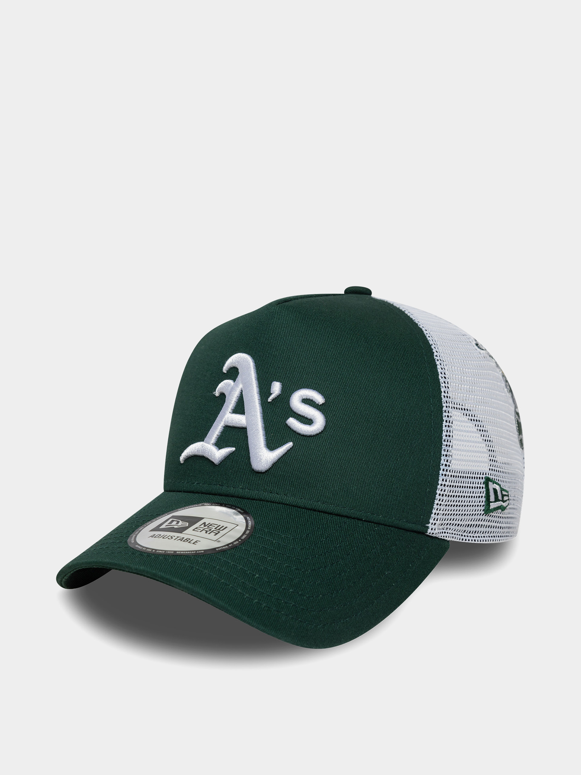 Baseball sapka New Era Multi Patch Trucker Athletics (dark green)