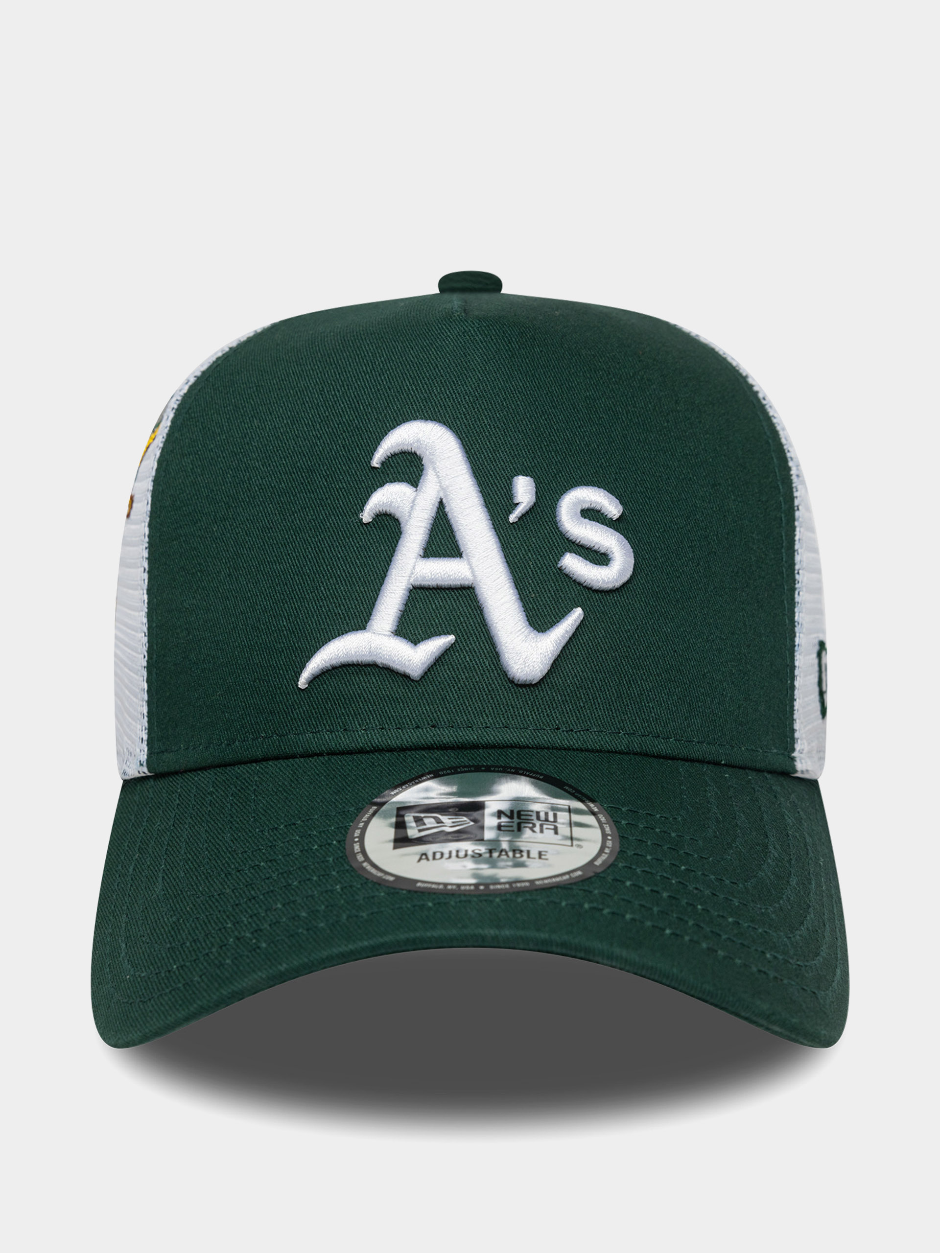 Baseball sapka New Era Multi Patch Trucker Athletics (dark green)