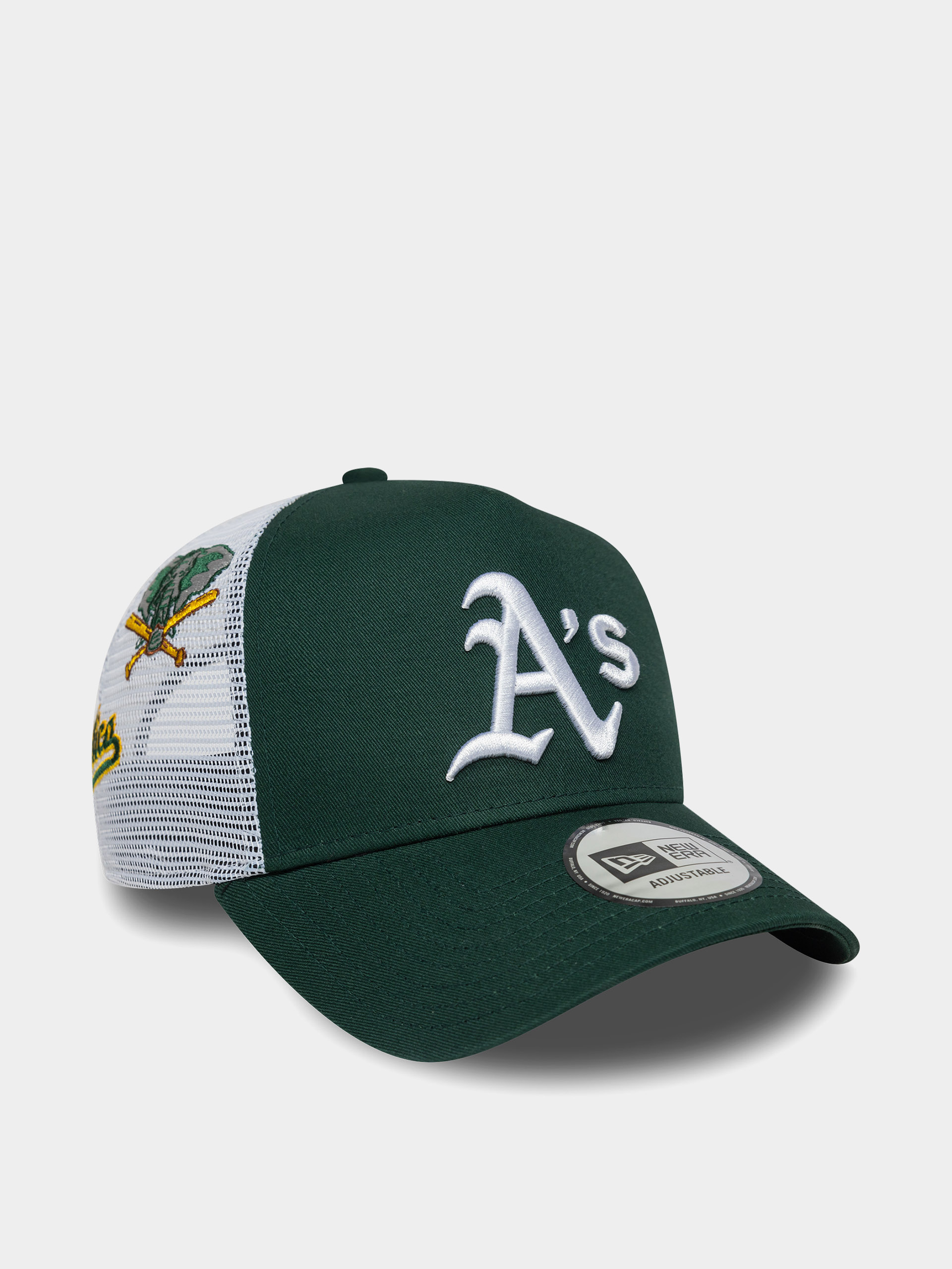 Baseball sapka New Era Multi Patch Trucker Athletics (dark green)