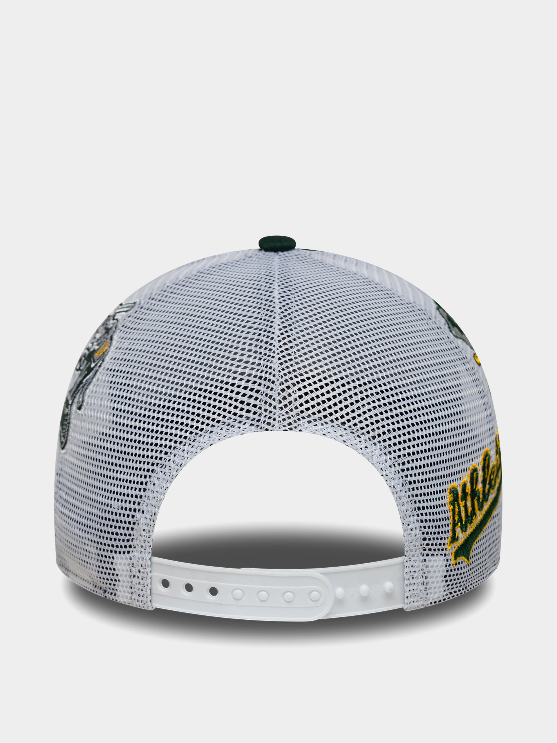 Baseball sapka New Era Multi Patch Trucker Athletics (dark green)