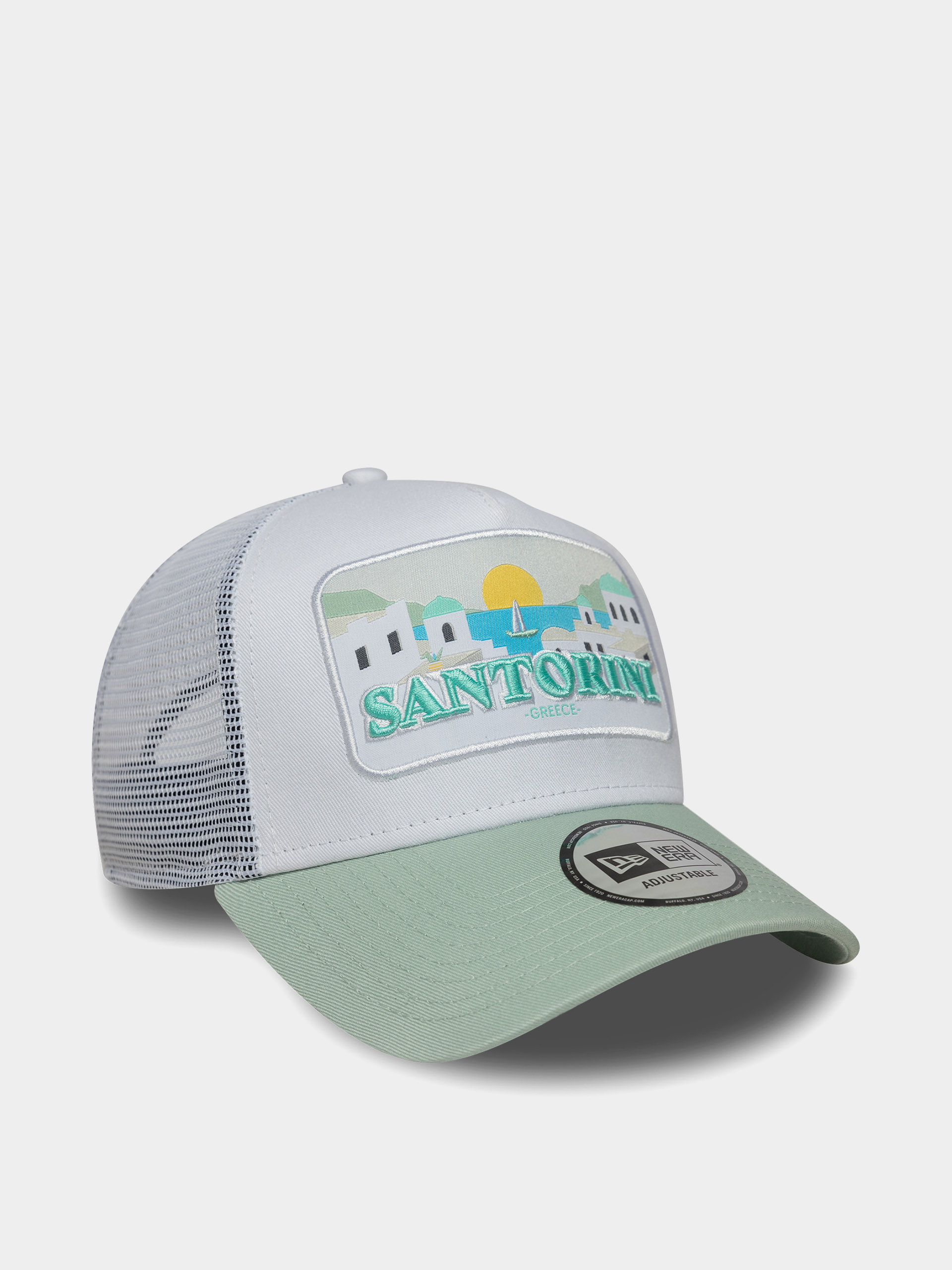 Baseball sapka New Era Summer Trucker (mint/white)
