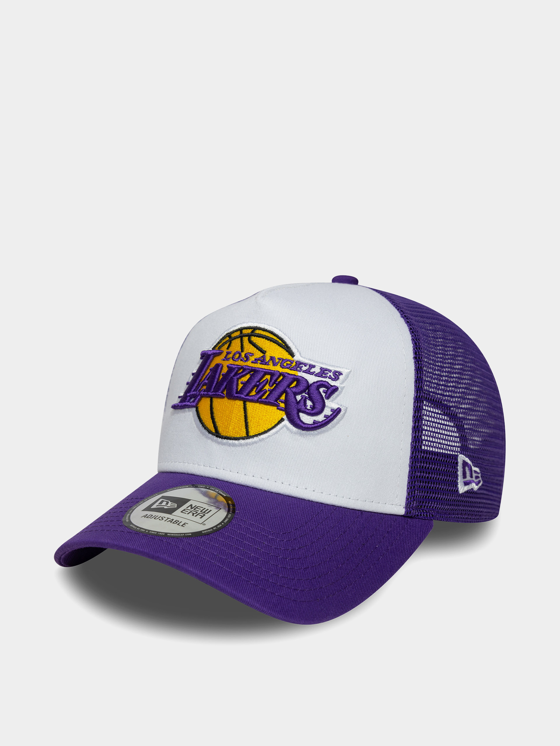 Baseball sapka New Era NBA Side Patch Trucker Los Angeles Lakers (violet/white)