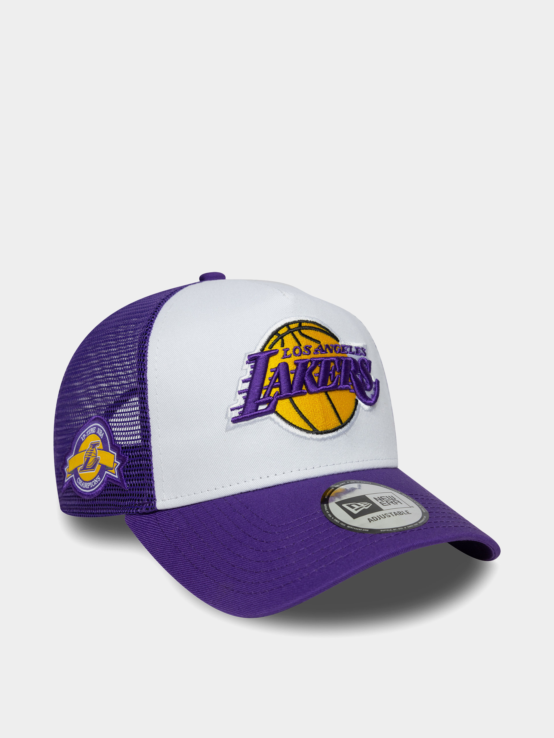 Baseball sapka New Era NBA Side Patch Trucker Los Angeles Lakers (violet/white)