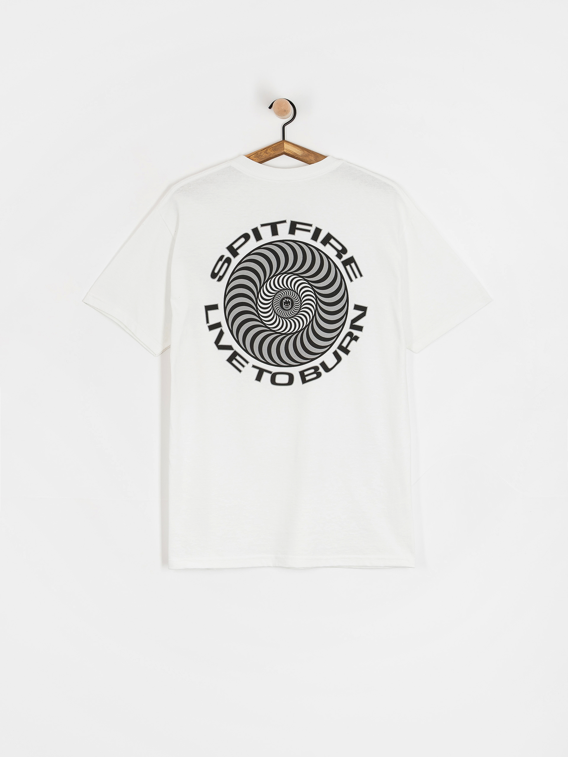 Spitfire Live To Burn Classic Póló (white)