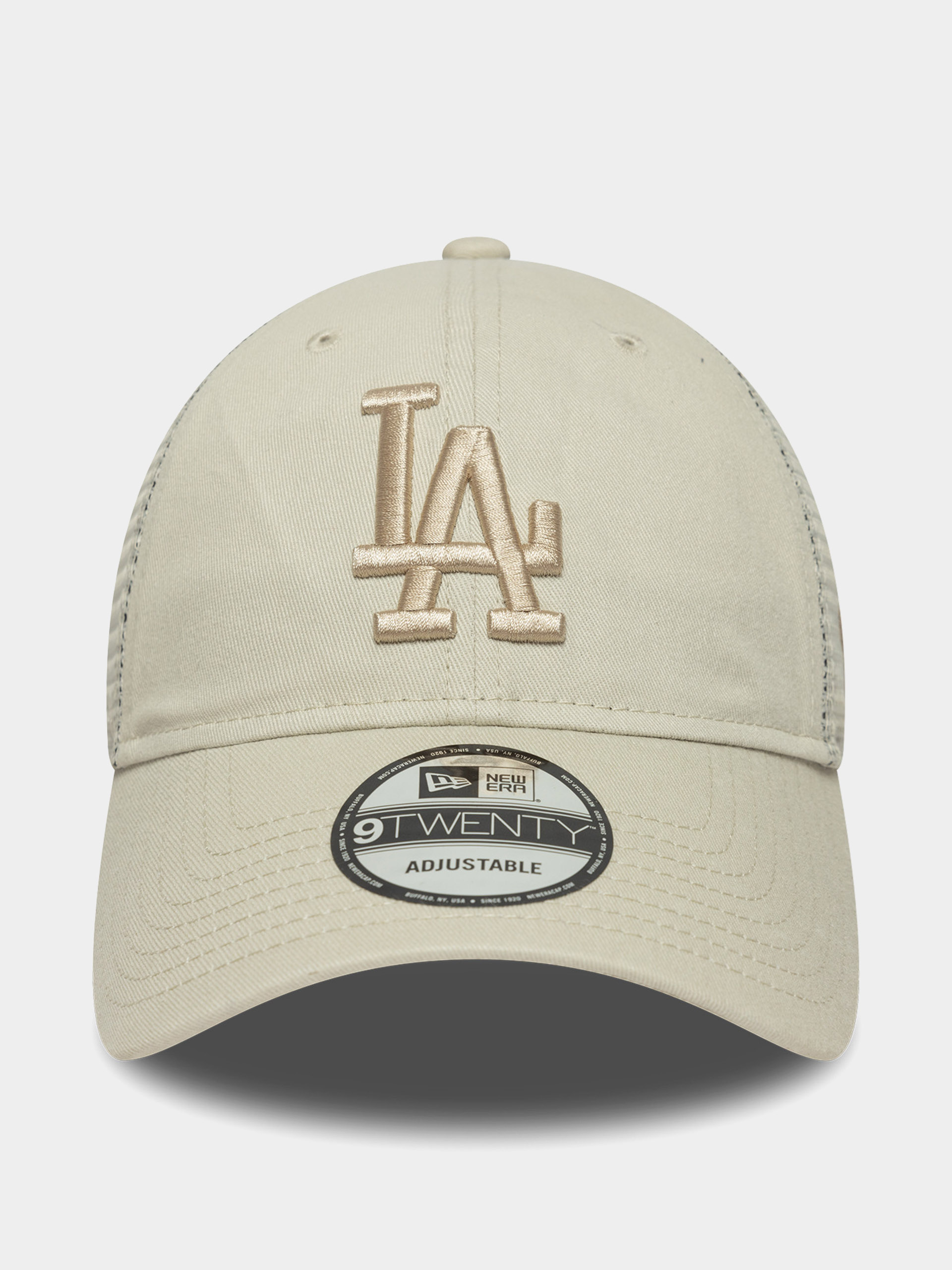 Baseball sapka New Era Washed 9Twenty Trucker Los Angeles Dodgers (stone)